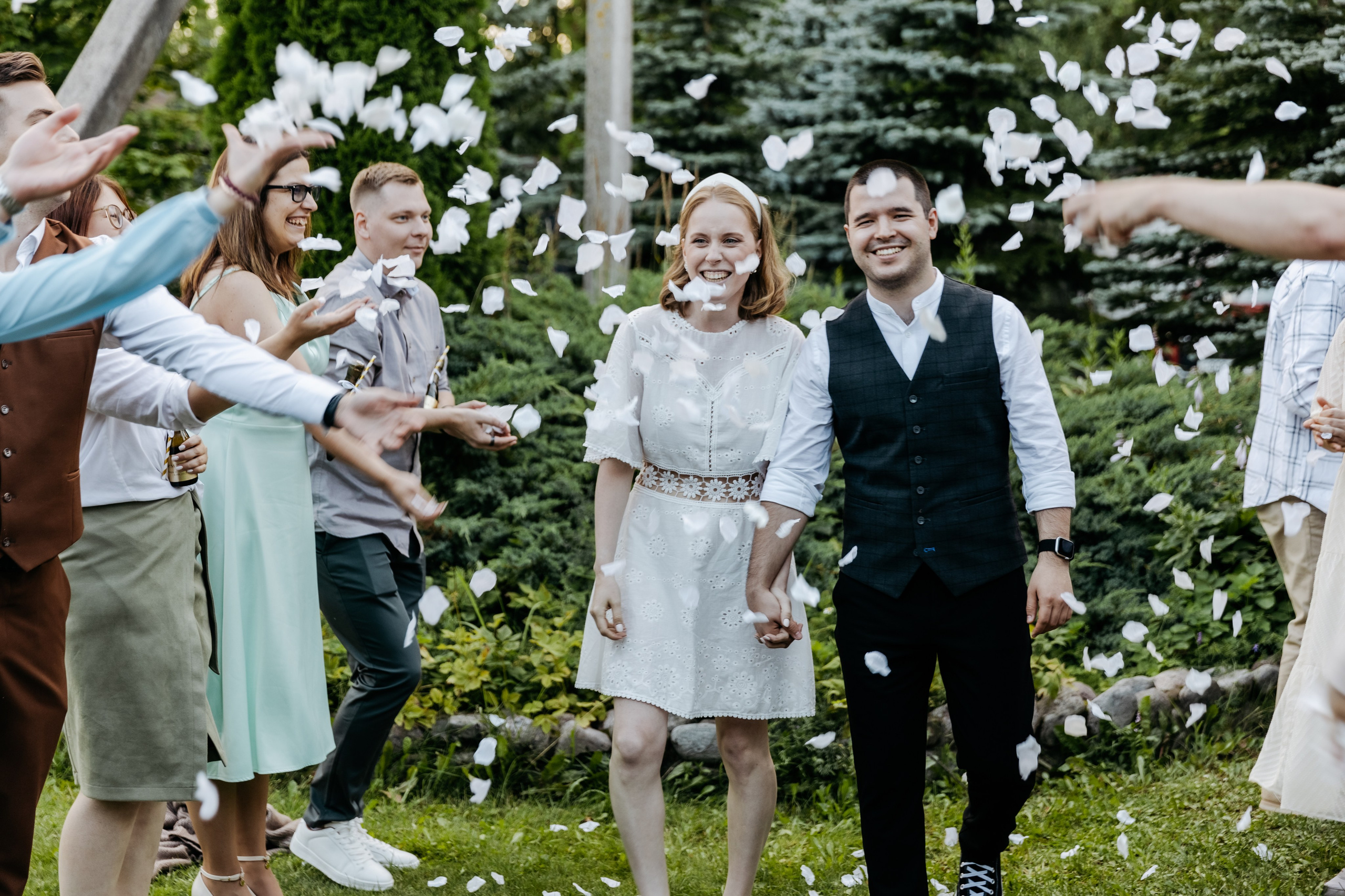 У нас было 2 дня, 2 радуги, 2 времени года и одна любовь. Свадебный фотограф в Санкт-Петербурге