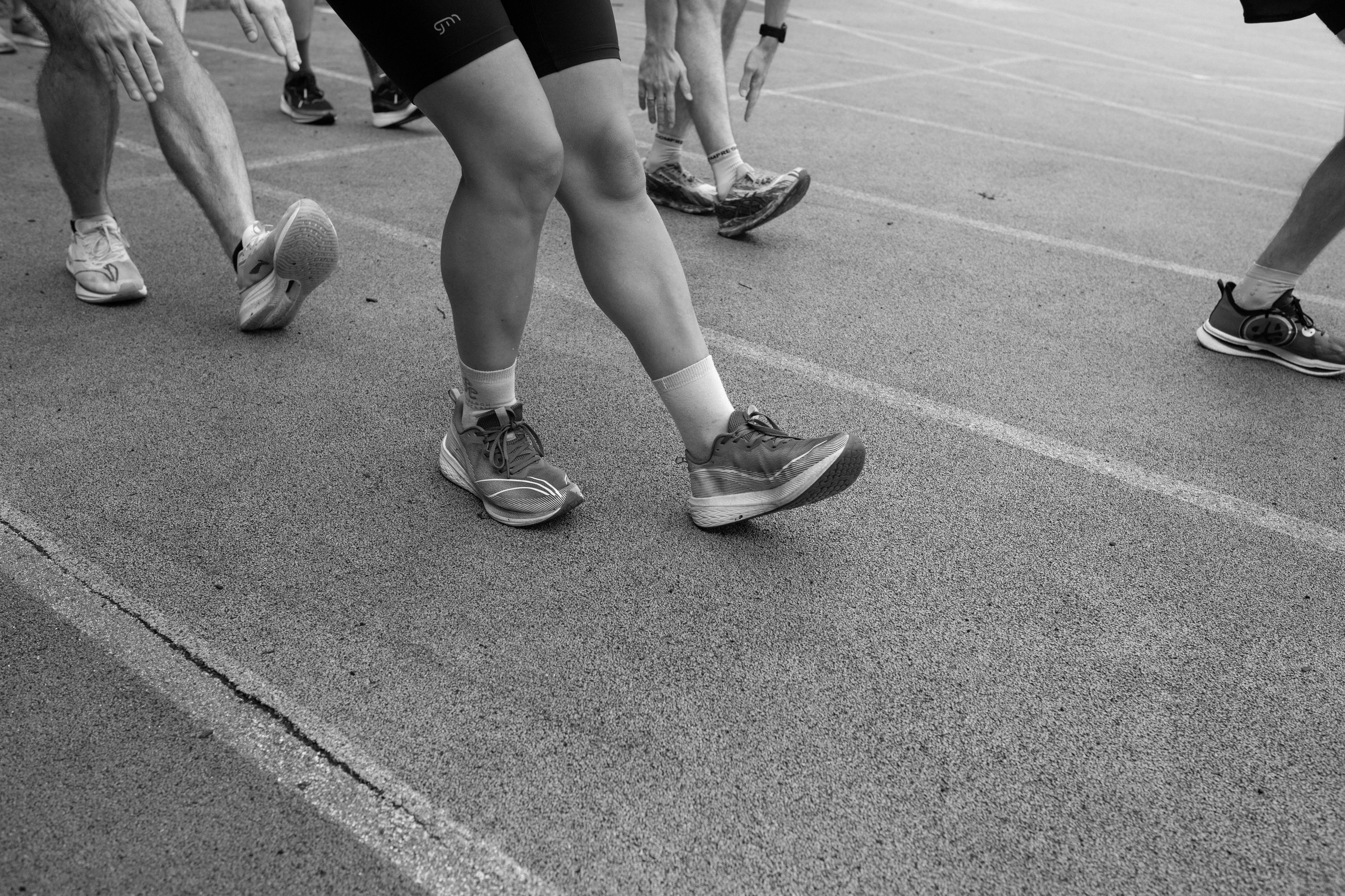 Тренировка сквозь призму чб. Александра Мельниченко/ Бегающий фотограф