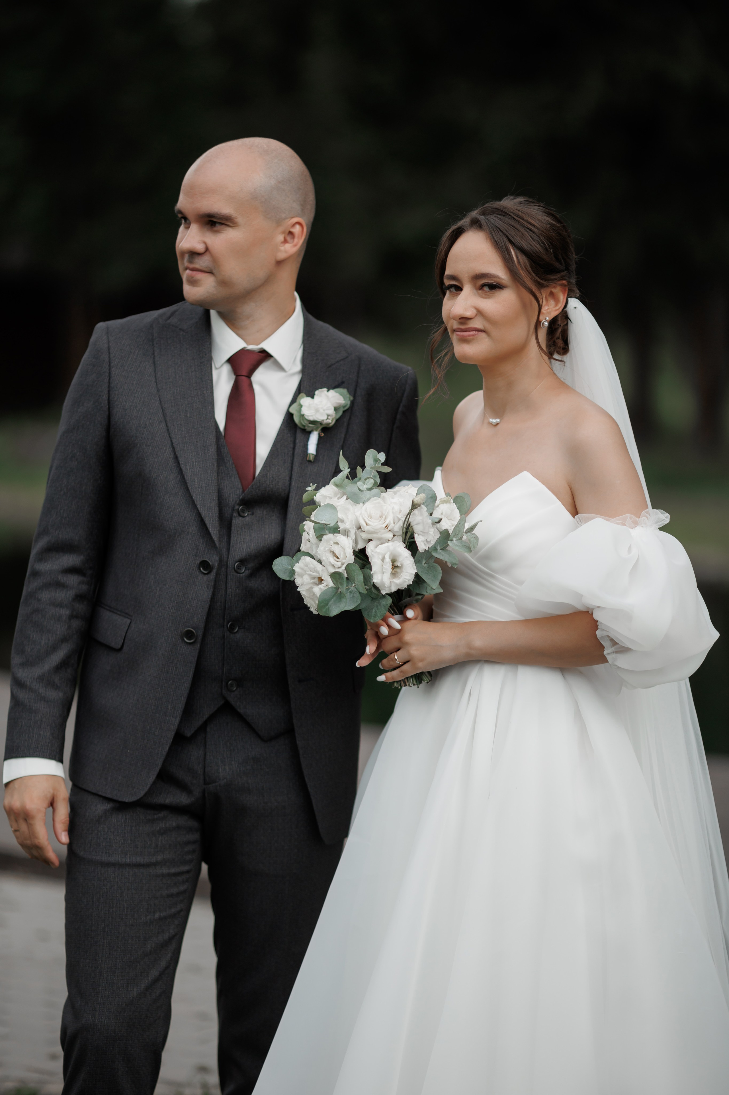 Полина и Дмитрий, загородный клуб «Барин», ЗАГС в г. Пушкино. Свадебный и репортажный фотограф (Москва, Королев и другие)