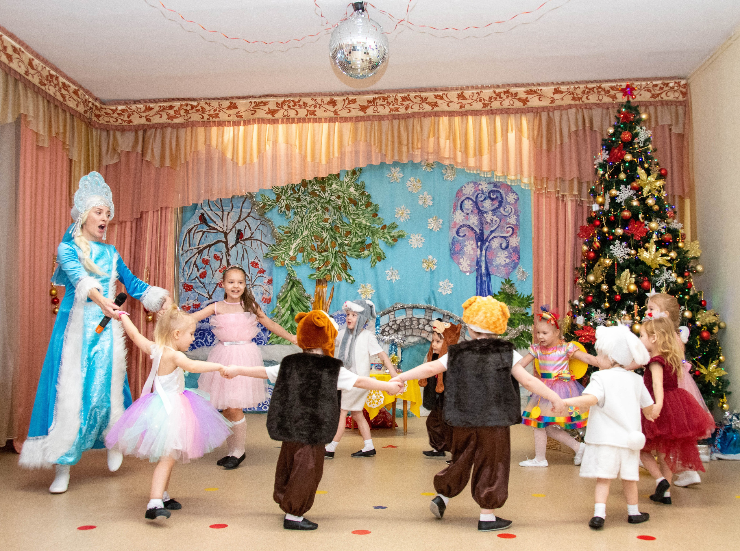 2023 Новый год. Акварель, Первомайка. Репортажный и детский фотограф в Новосибирске