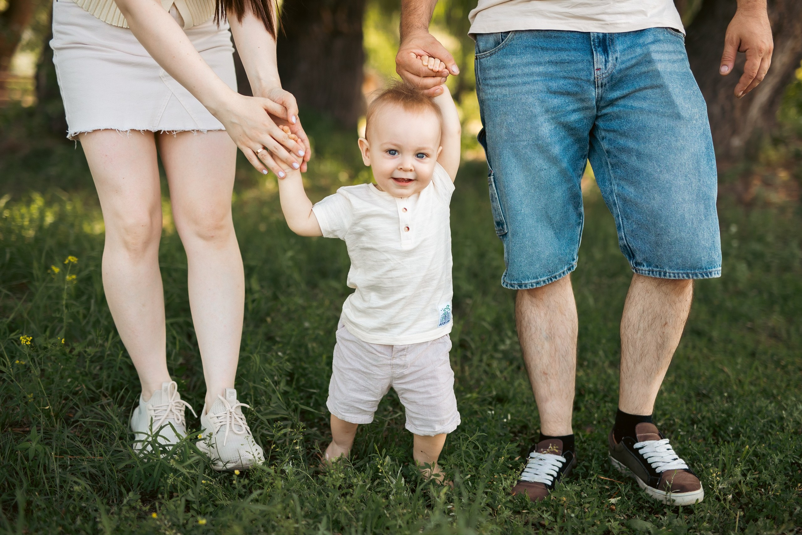Семейная съёмка в парке Савелий, Дарья и Иван. Креативный и женский Фотограф Омске Наталья Лебедева