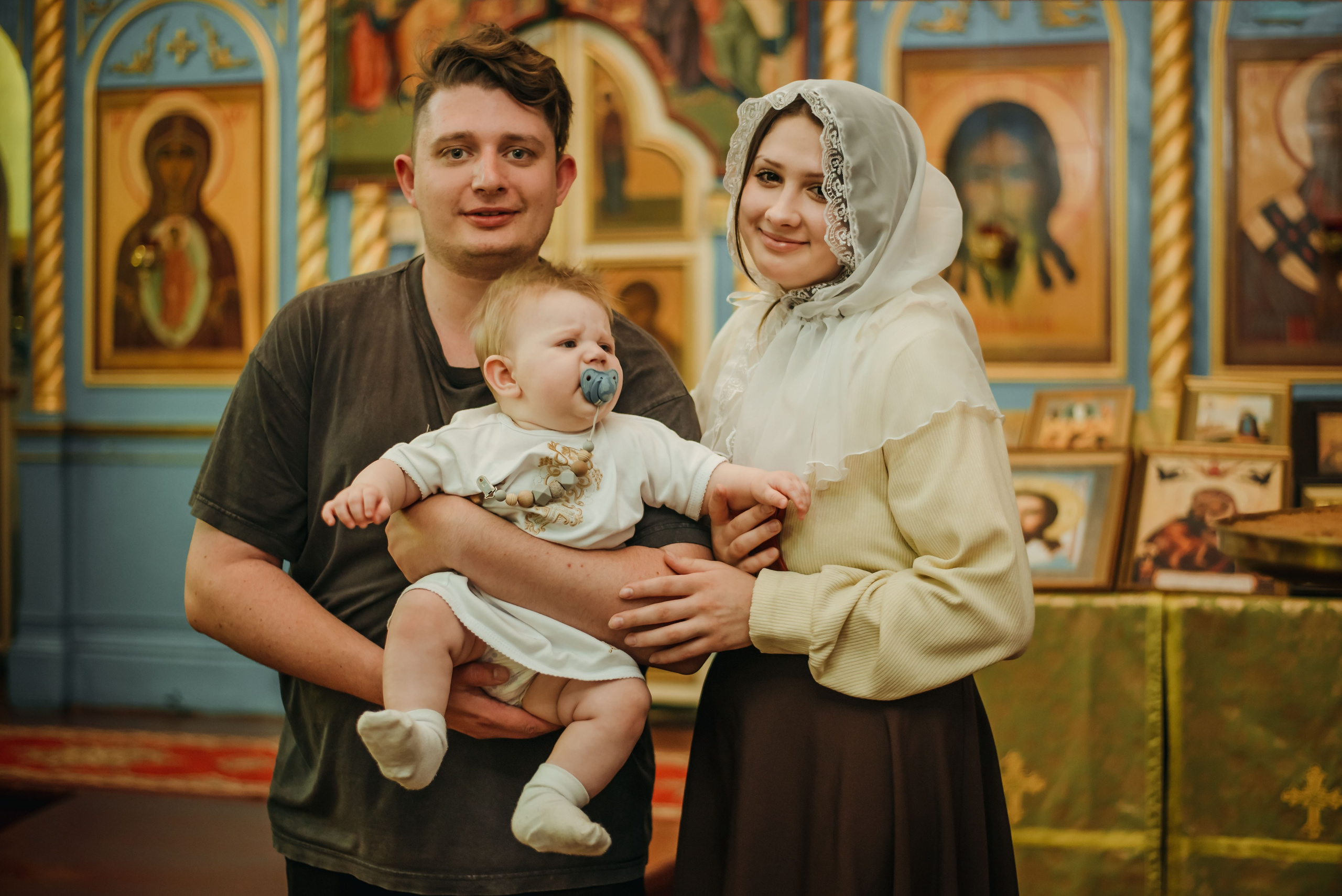 Крещение Федора. Свадебный и портретный фотограф lifestyle