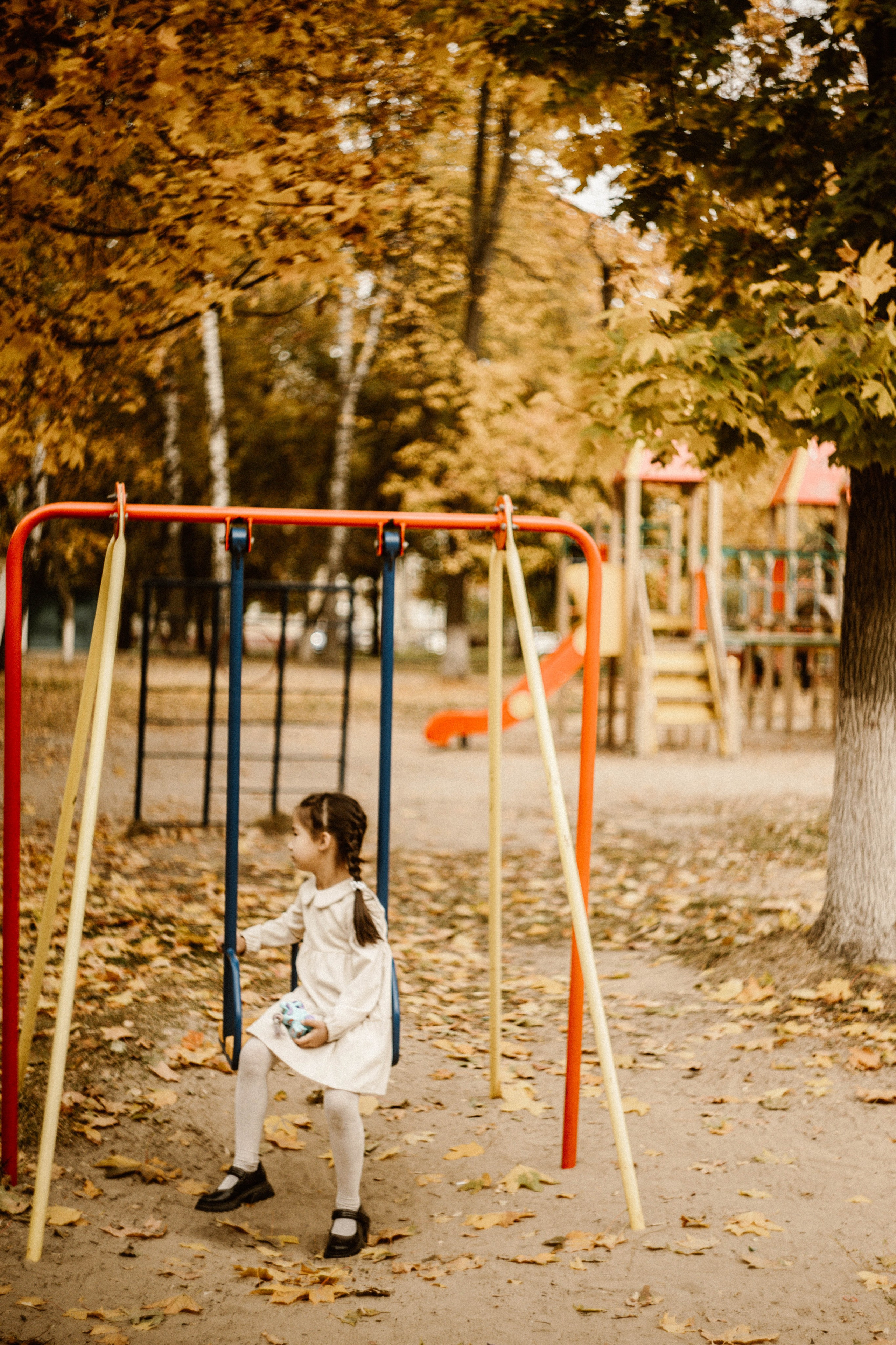 Земснаряд осенний. Фотограф в Нижнем Новгороде