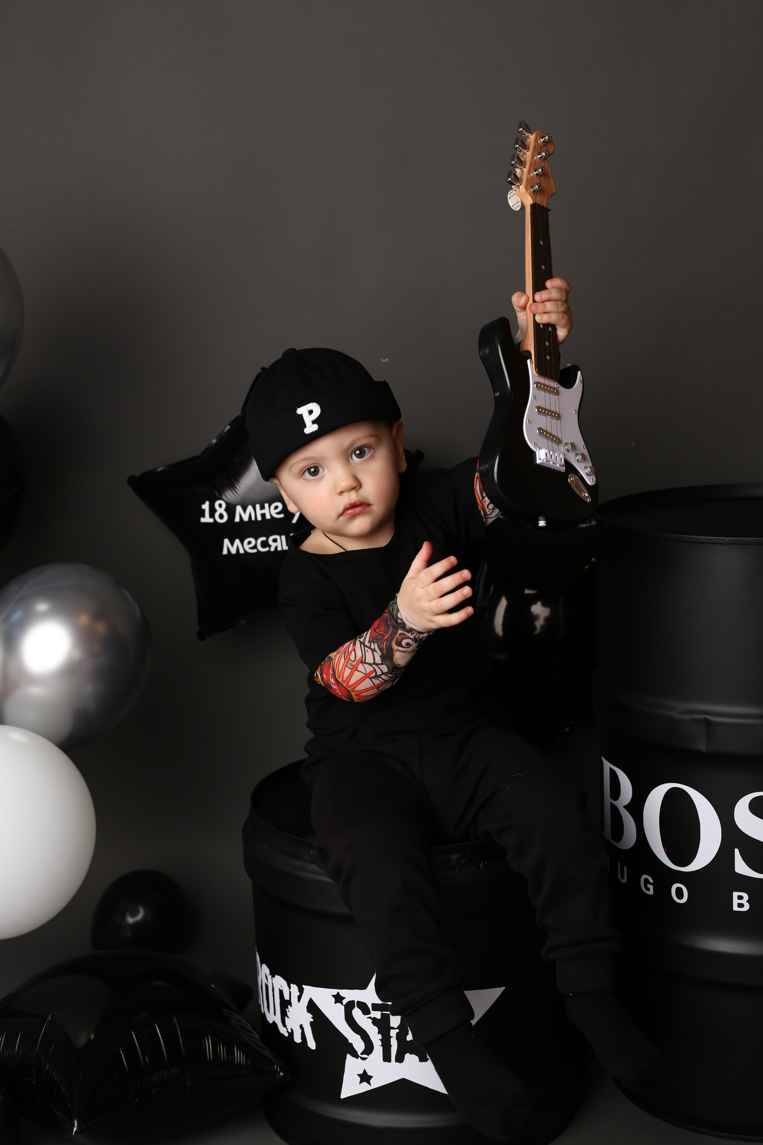 Фотосессия в стиле Рок стар. Фотограф новорожденных и детский фотограф в Радужном Васильева Елена