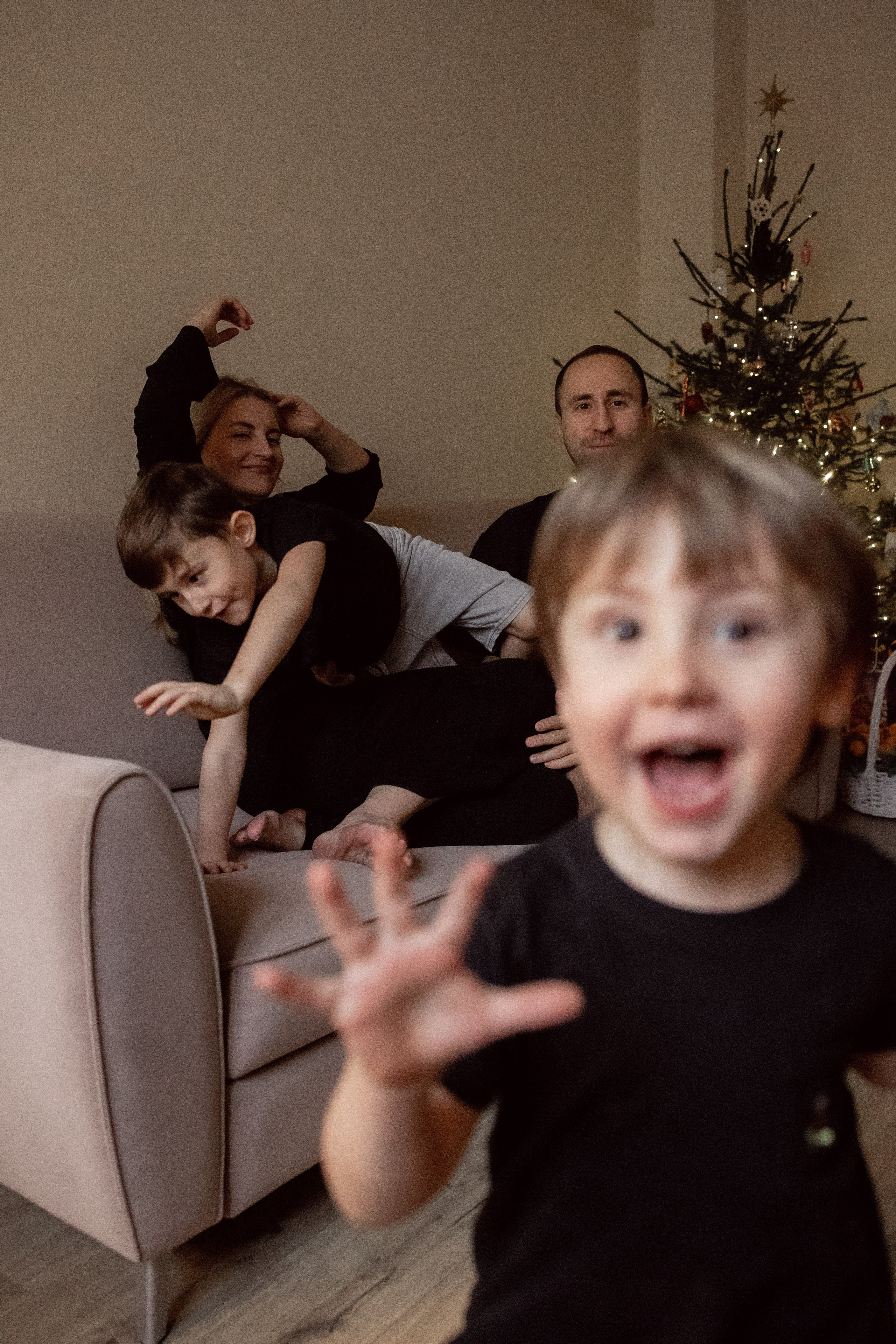 Домашняя новогодняя для Юлии. Семейный фотограф в Москве