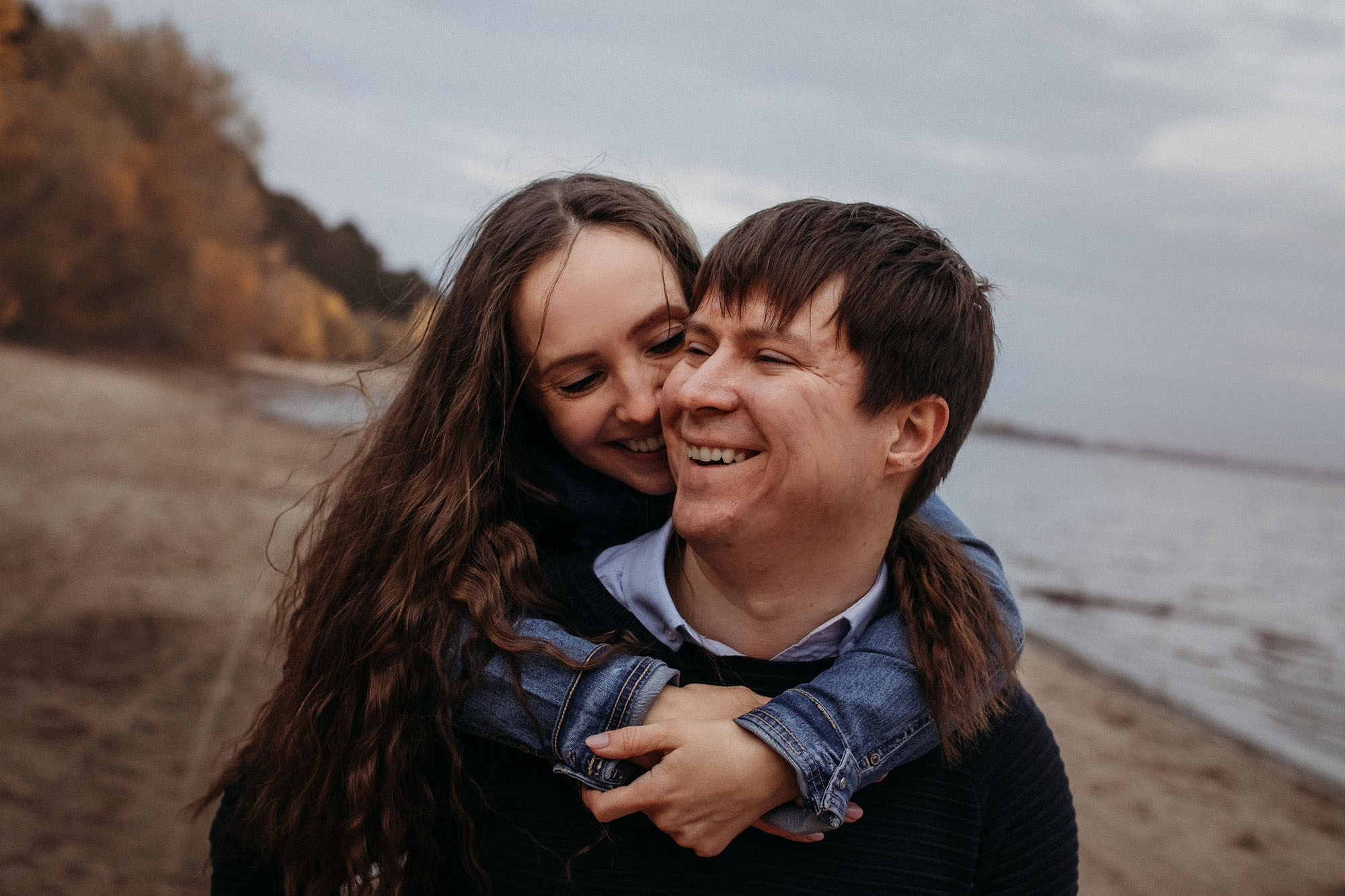 Наталья, Илья и фоксы. Фотограф Наталья Потапова