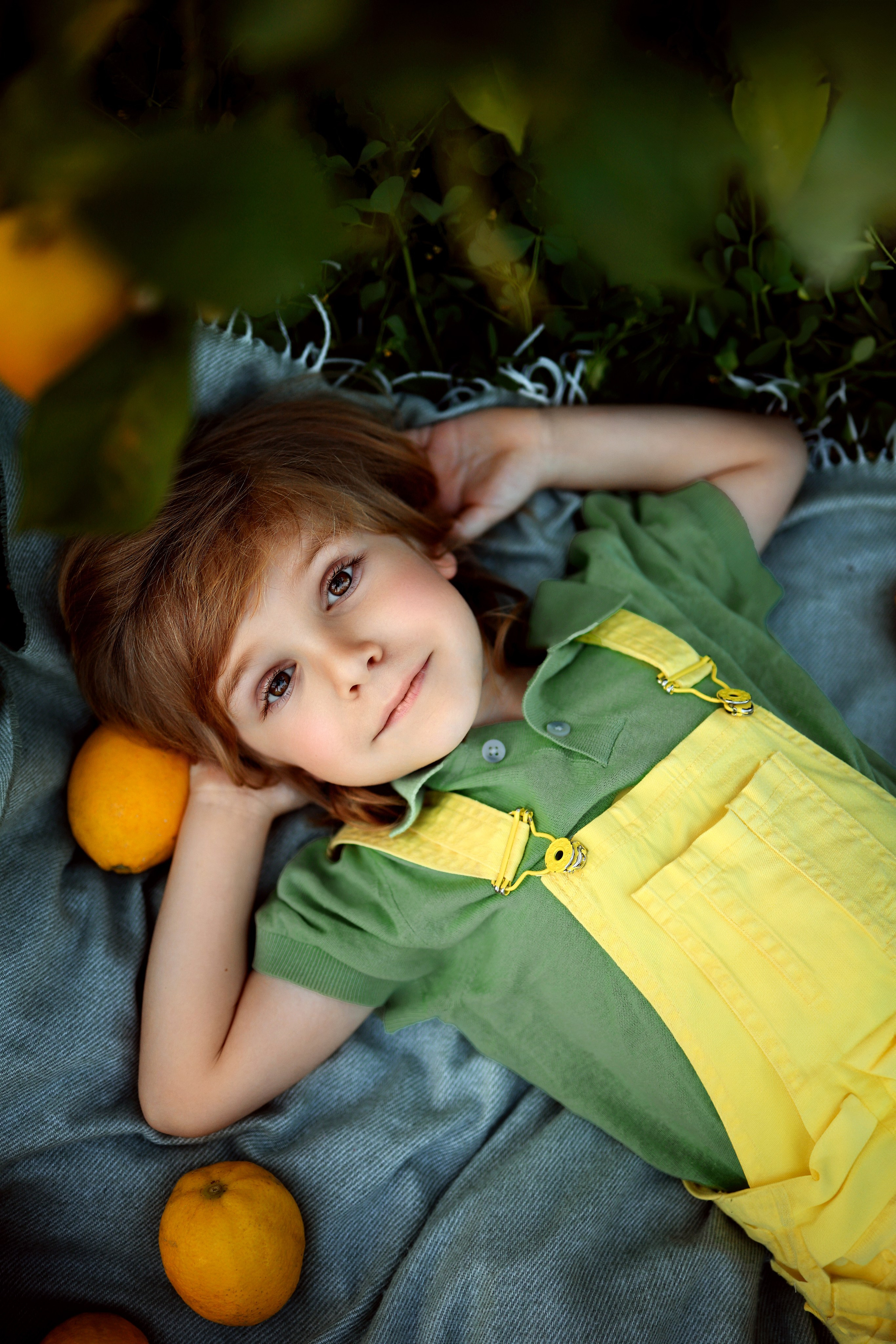 Potoshooting in lemon garden