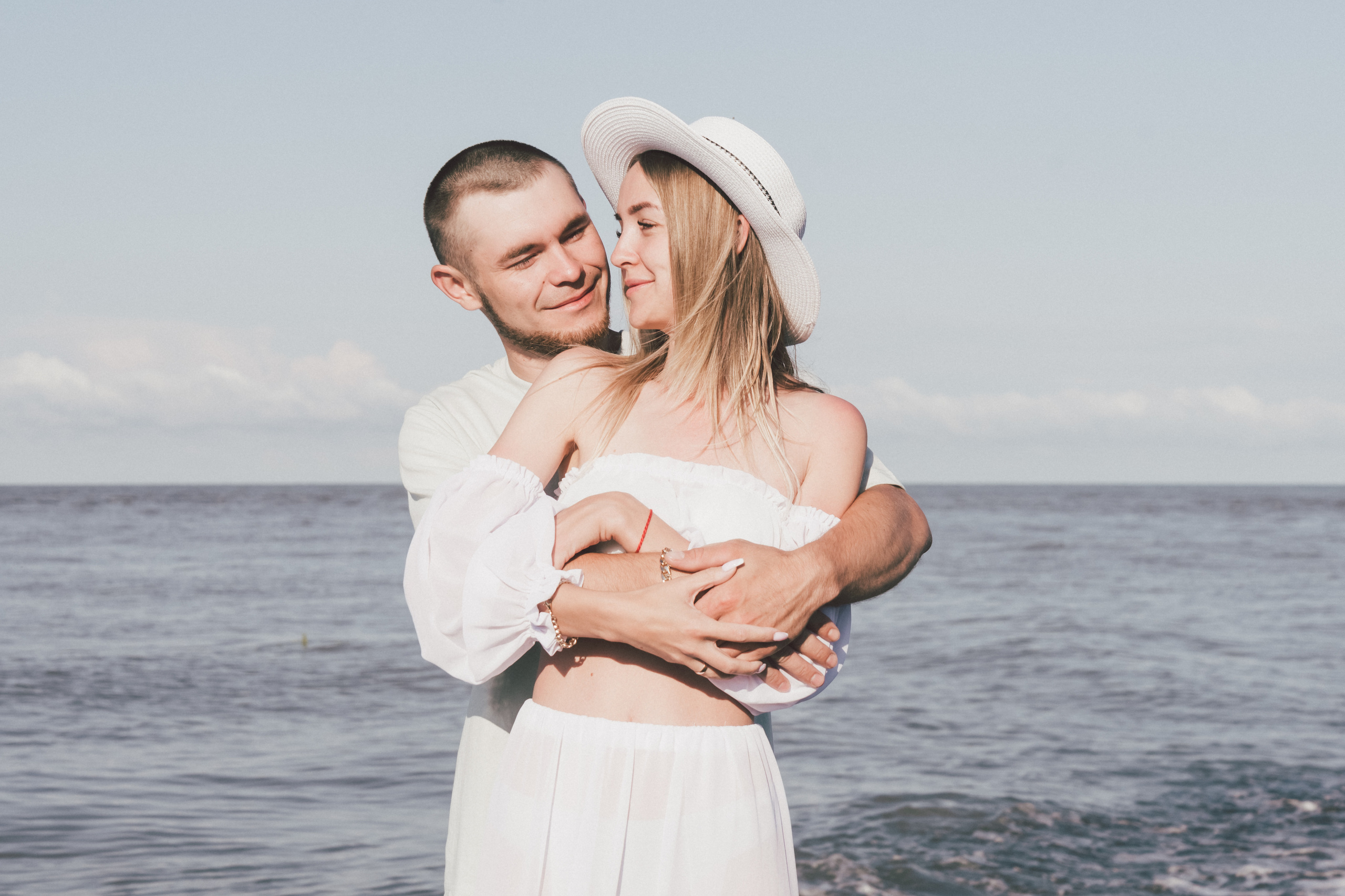 Фотосессия пар на море. Фотограф в Сочи Тиунова Маргарита и Тиунов Евгений