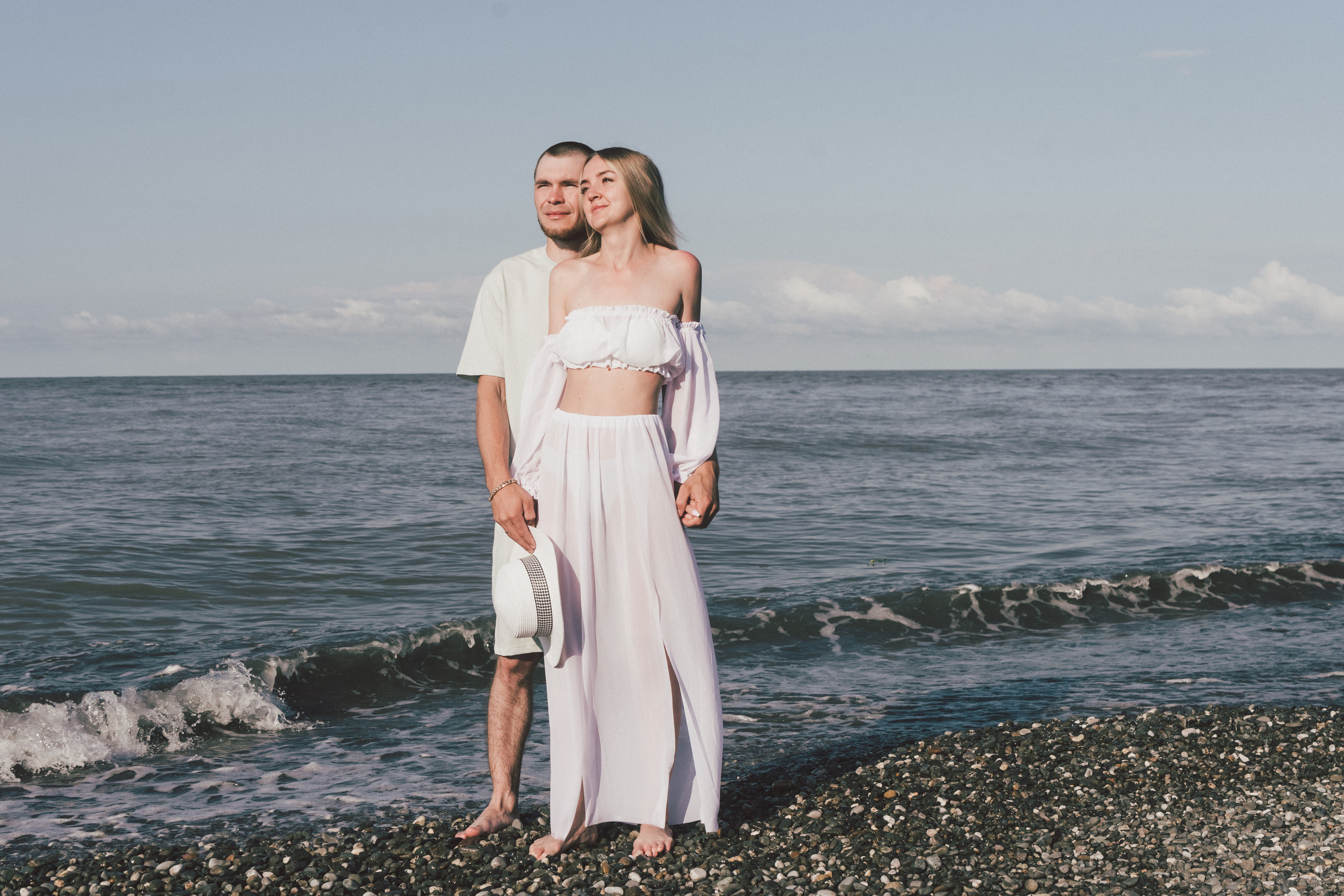 Фотосессия пар на море. Фотограф в Сочи Тиунова Маргарита и Тиунов Евгений