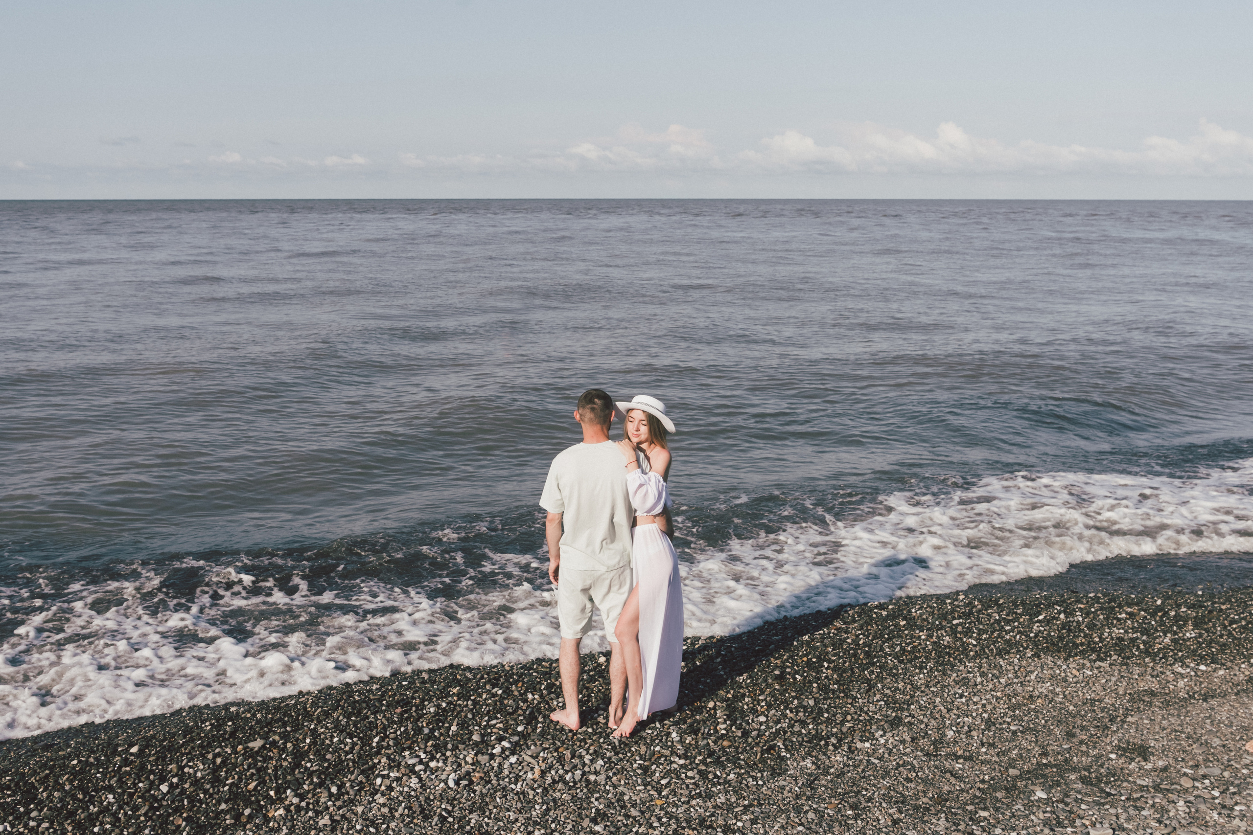 Фотосессия пар на море. Фотограф в Сочи Тиунова Маргарита и Тиунов Евгений