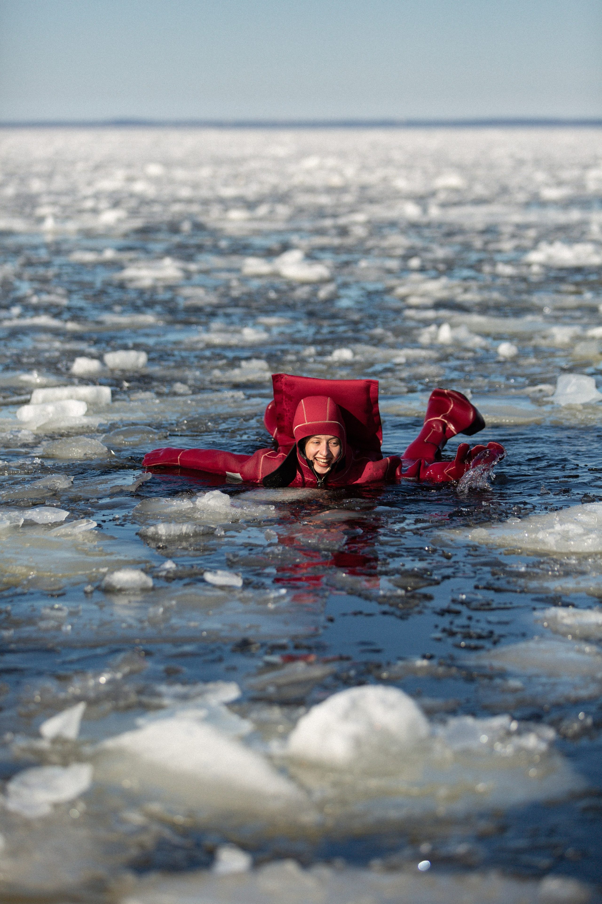Ice floating. Снимаю съемки