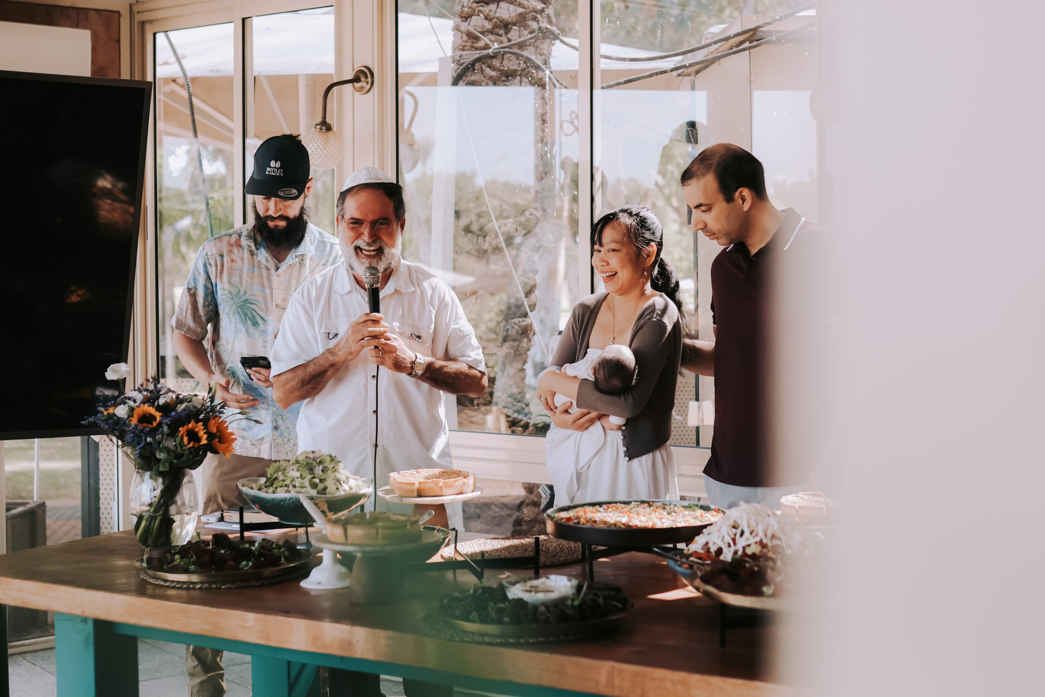 Brit Mila celebration, Ramat Gan | October 2025. Photographer in Israel Alice Milchin