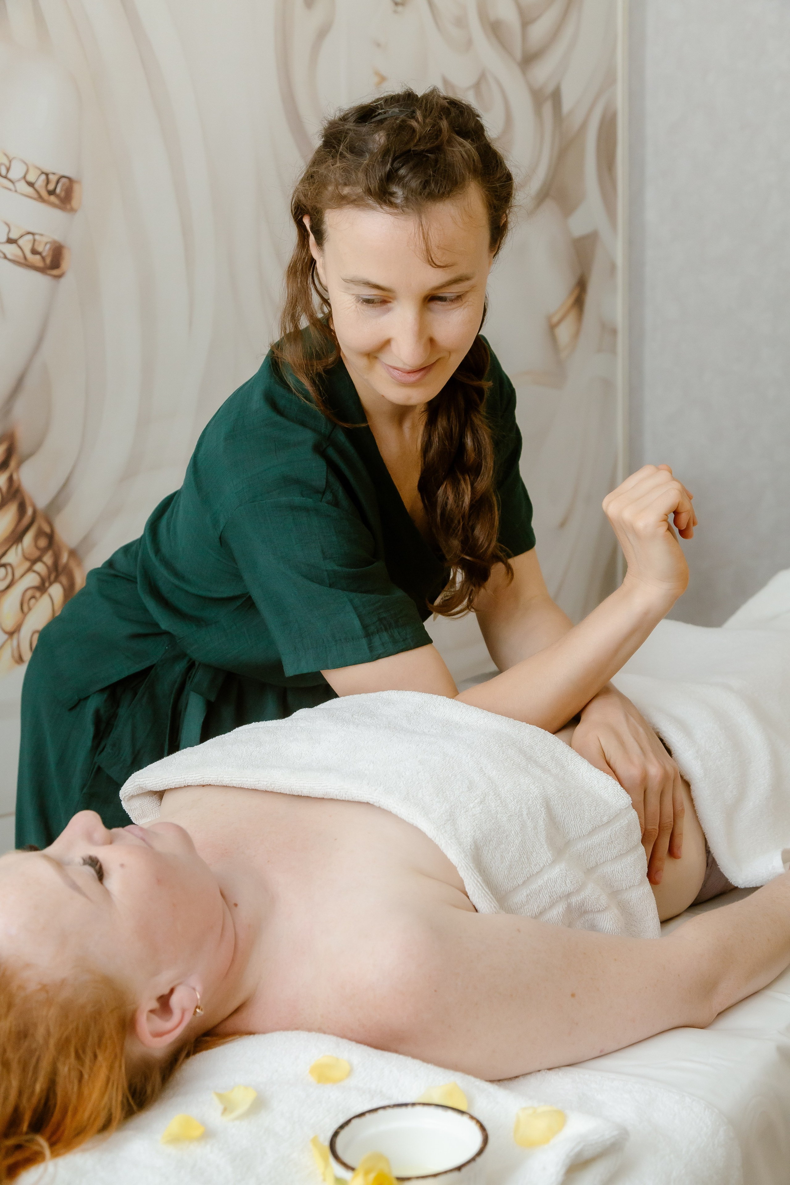 Массаж на термальном источнике СПА