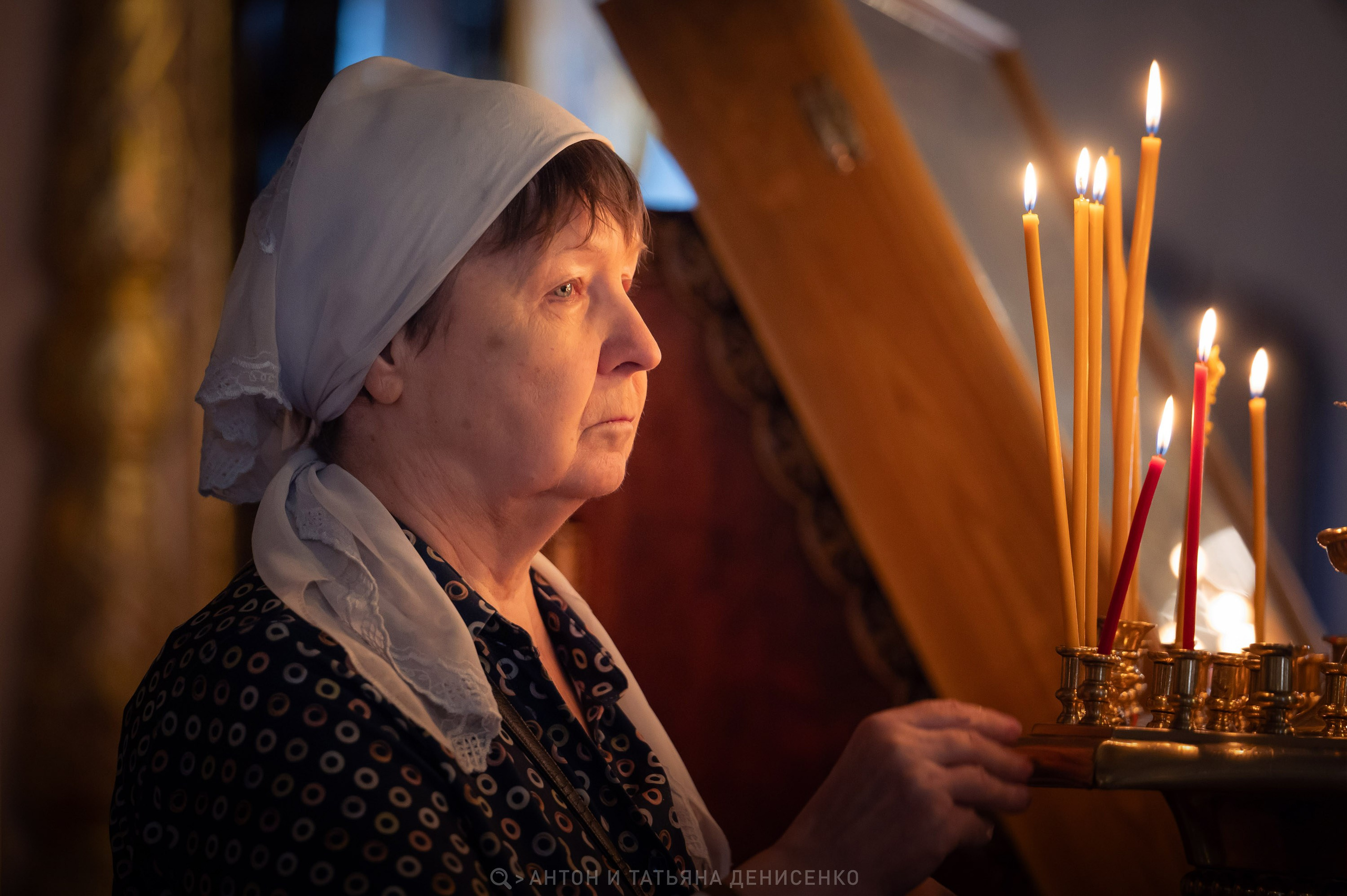 Храм Преображения Господня в Богородском. Антипасха. Антон и Татьяна Денисенко — В храме