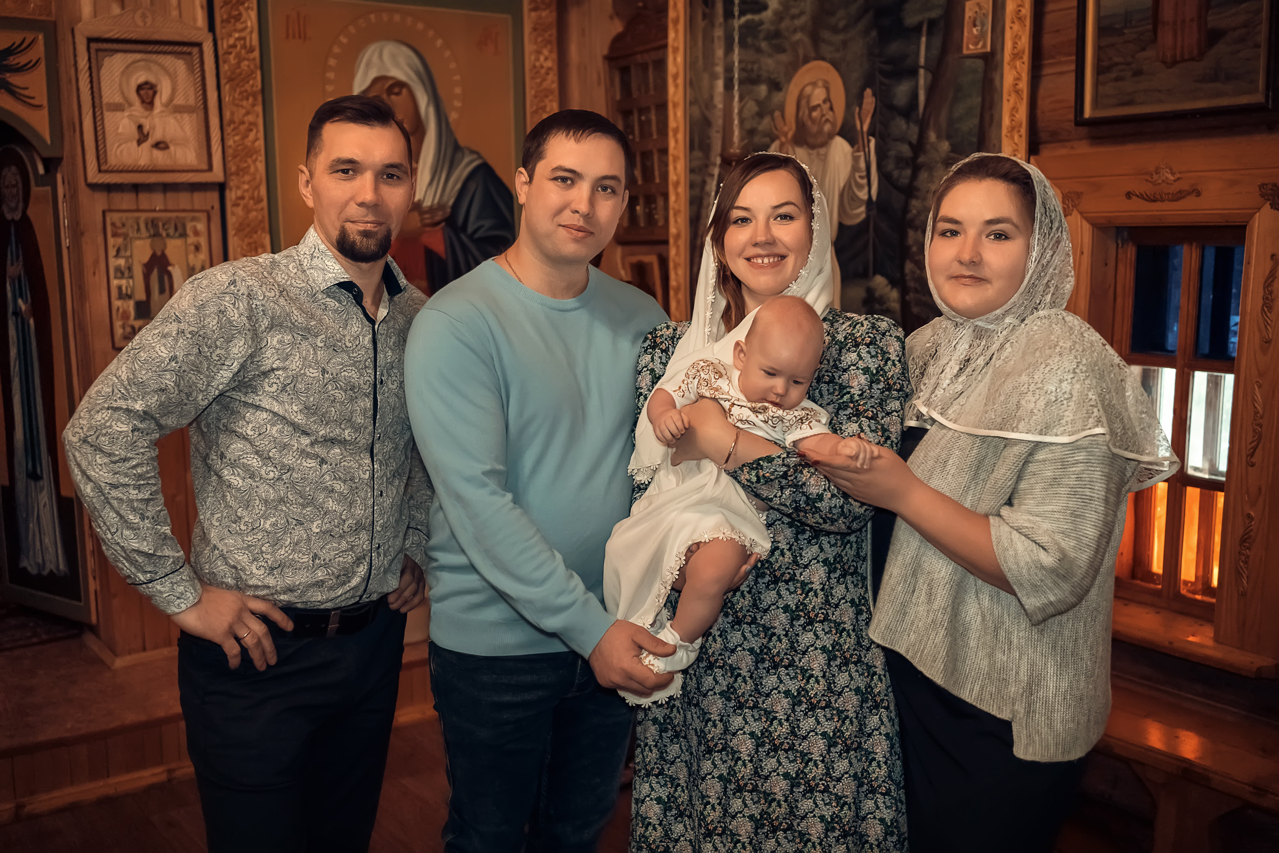 Крещение в храме Серафима Саровского с. Дедилово. Церковный фотограф Севастополь