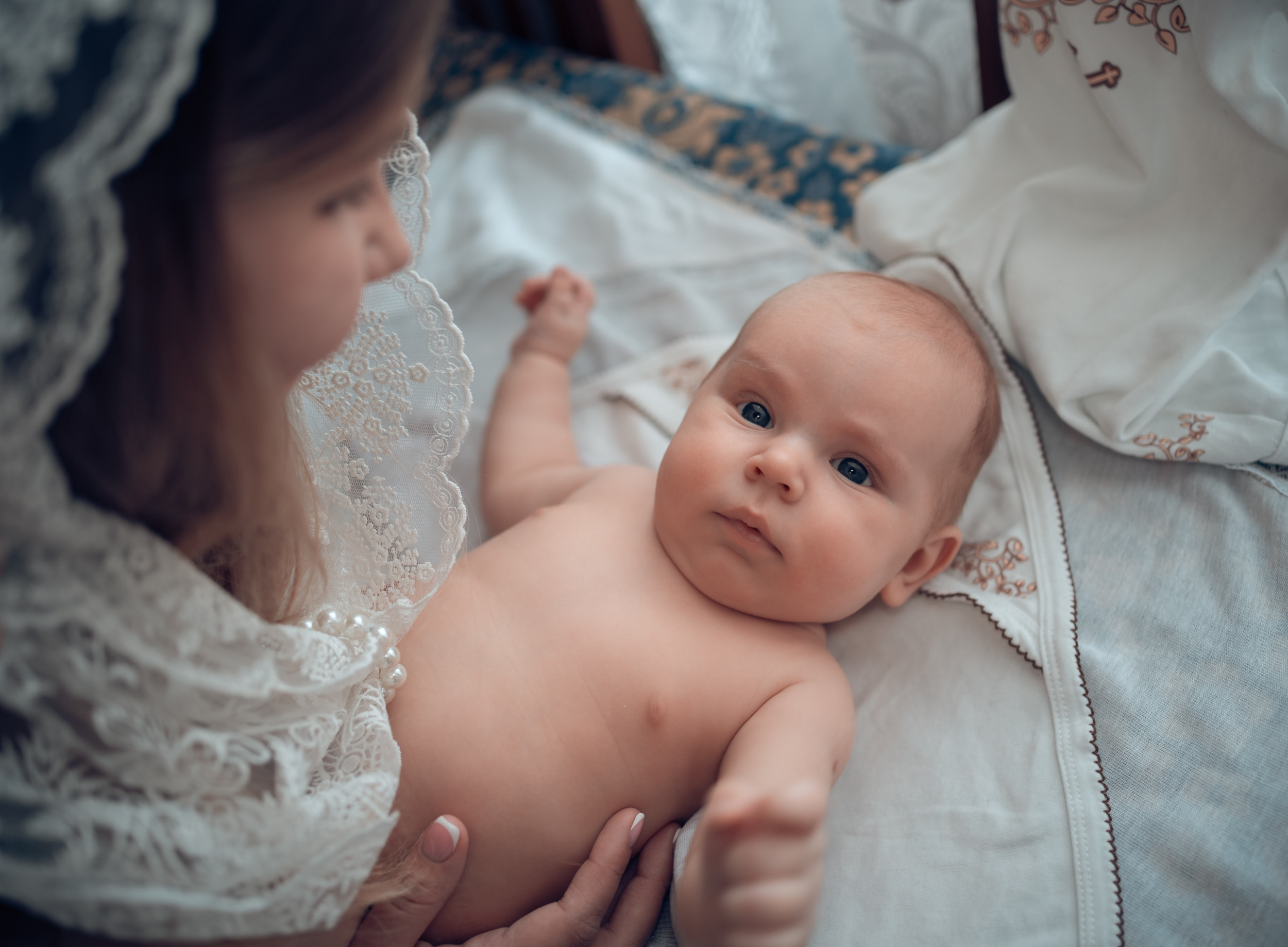 Крещение в церкви Всех Скорбящих радости г. Щекино. Церковный фотограф Севастополь