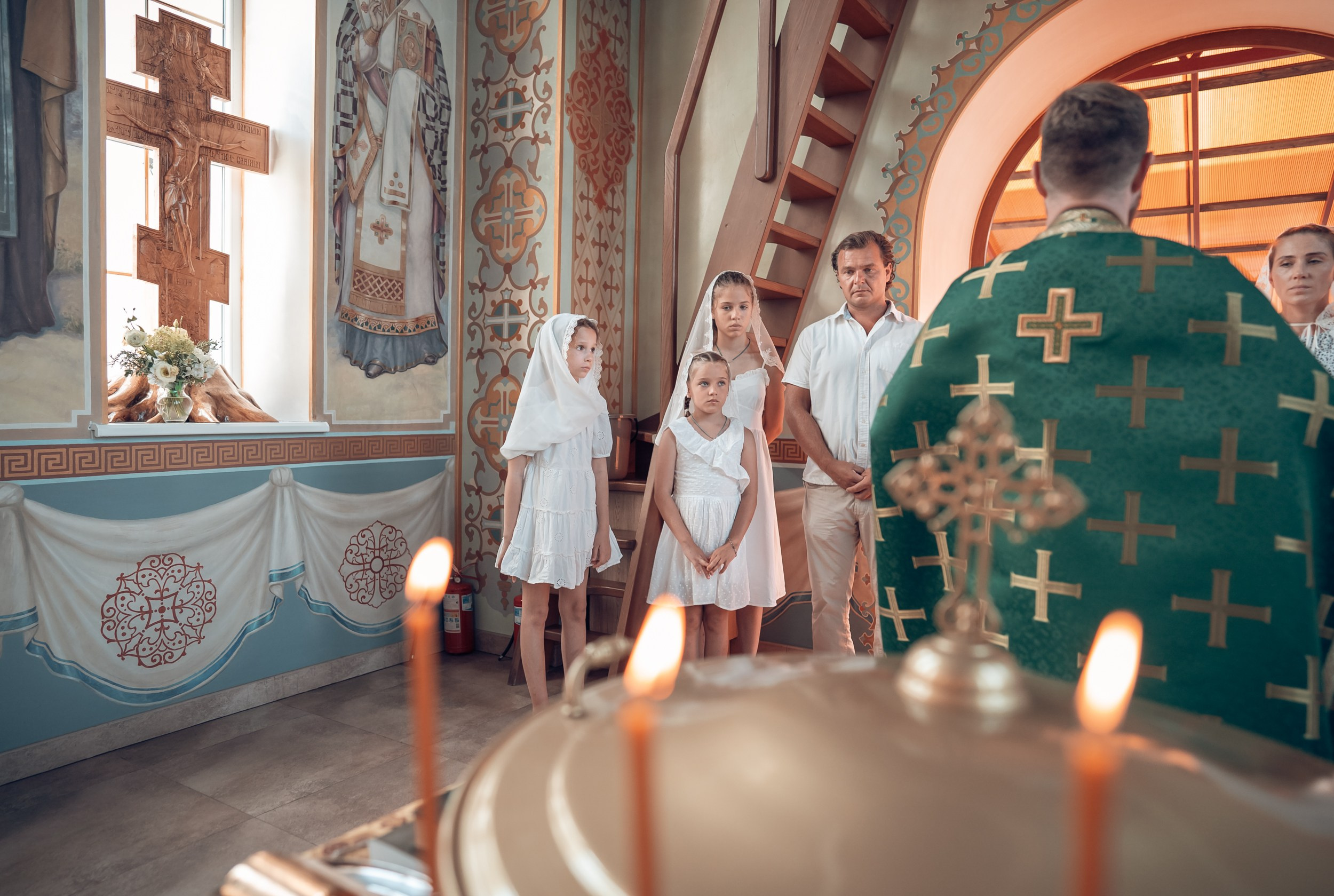 Крещение в храме ап.Андрея Первозванного г. Севастополь. Церковный фотограф Севастополь