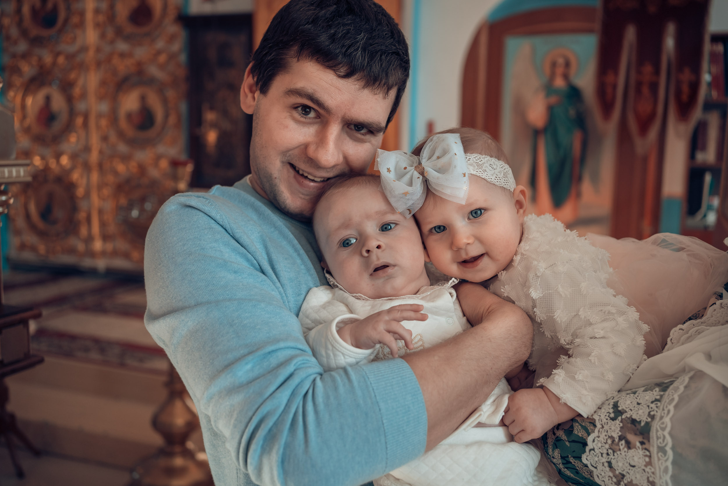 Крещение в Свято-Казанском храме с. Гремячее. Церковный фотограф Севастополь