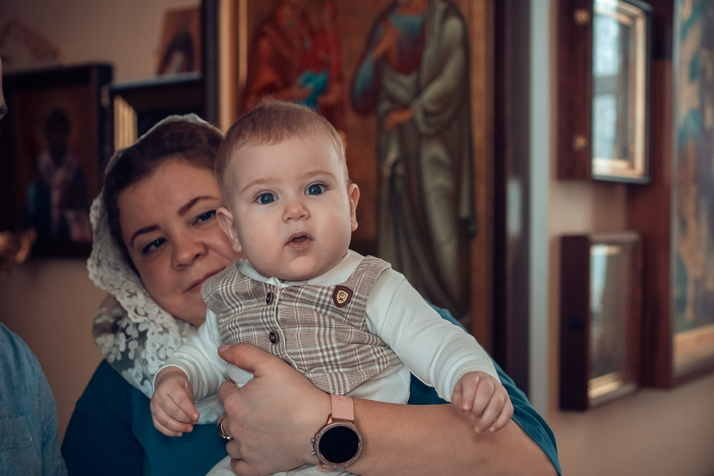 Крещение в Воскресенском храме г. Венев. Церковный фотограф Севастополь