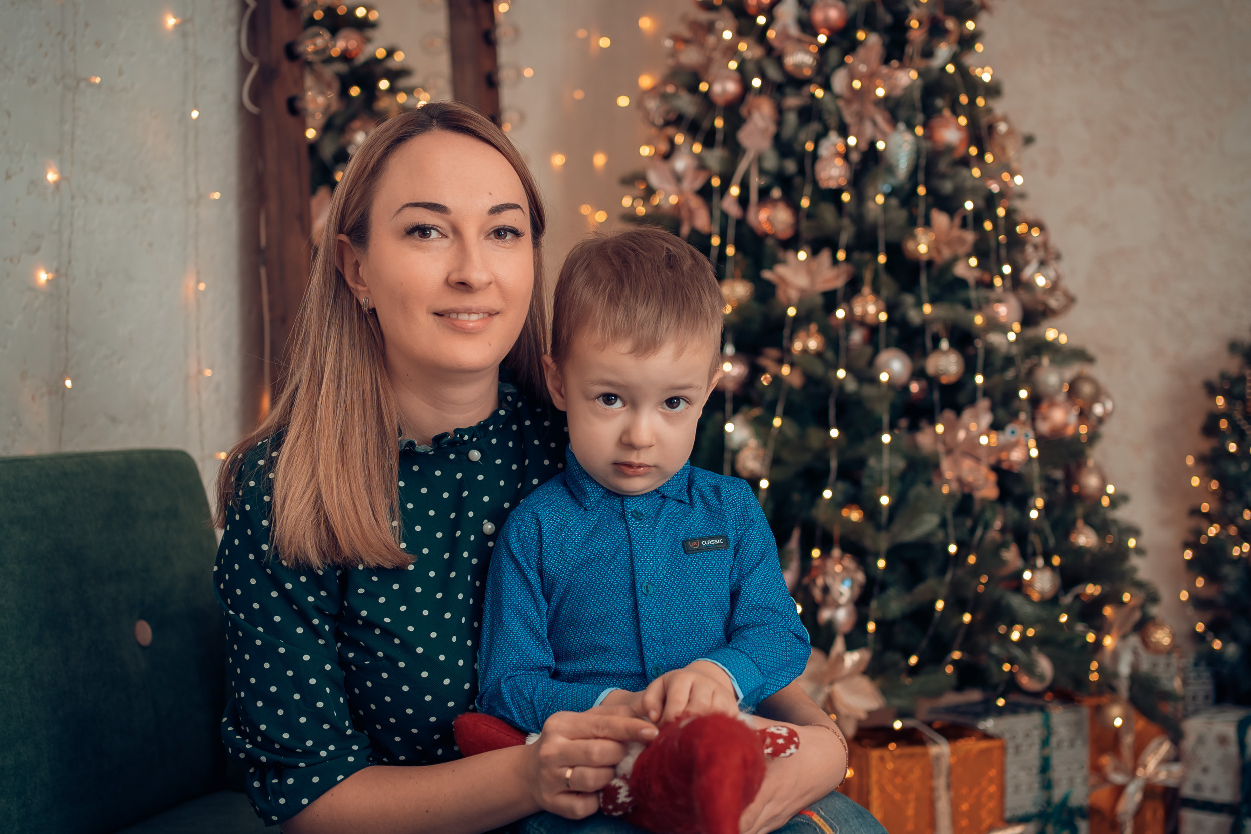 Новогодняя съемка в студии «Браво» г. Новомосковск. Церковный фотограф Севастополь