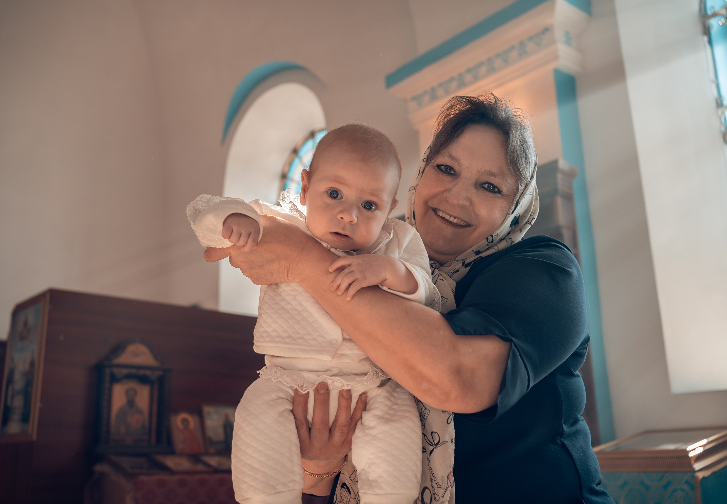 Крещение в Свято-Казанском храме с. Гремячее. Церковный фотограф Севастополь