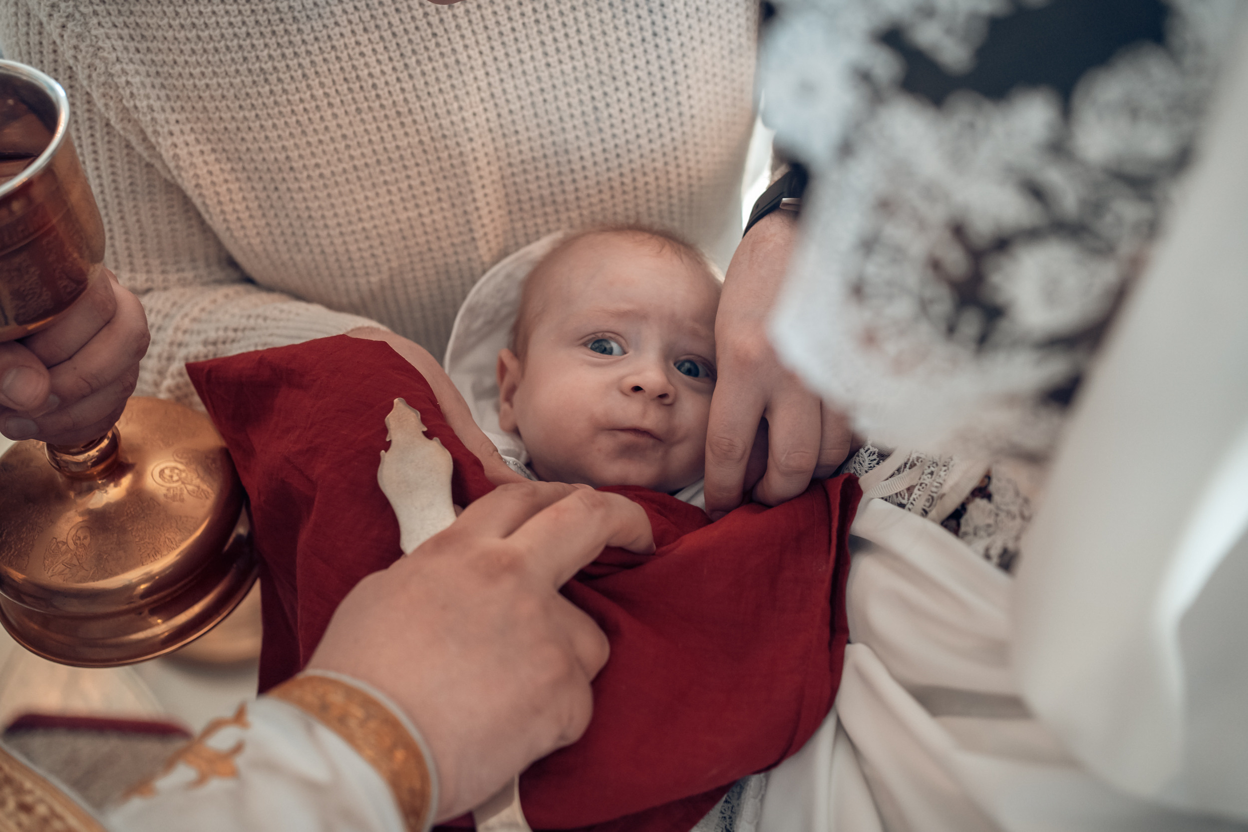 Крещение в Свято-Казанском храме с. Гремячее. Церковный фотограф Севастополь