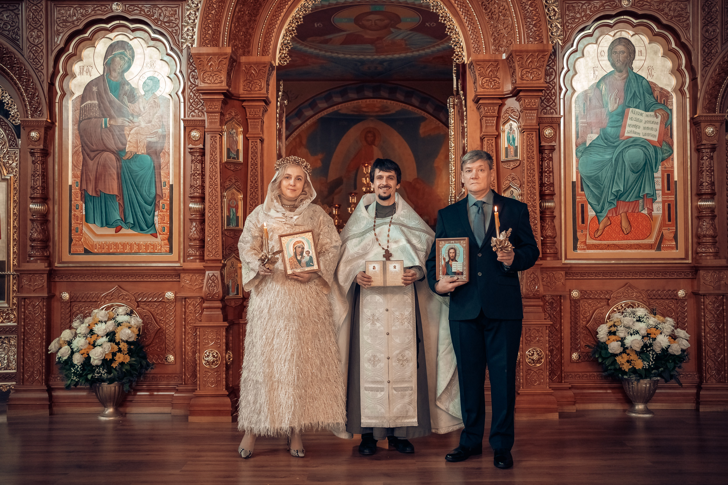Венчание в храме «Нечаянная Радость» г. Новомосковск. Церковный фотограф Севастополь