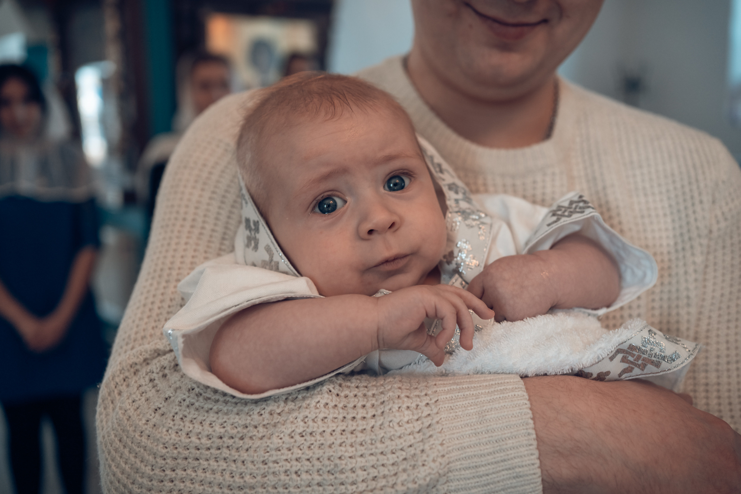 Крещение в Свято-Казанском храме с. Гремячее. Церковный фотограф Севастополь