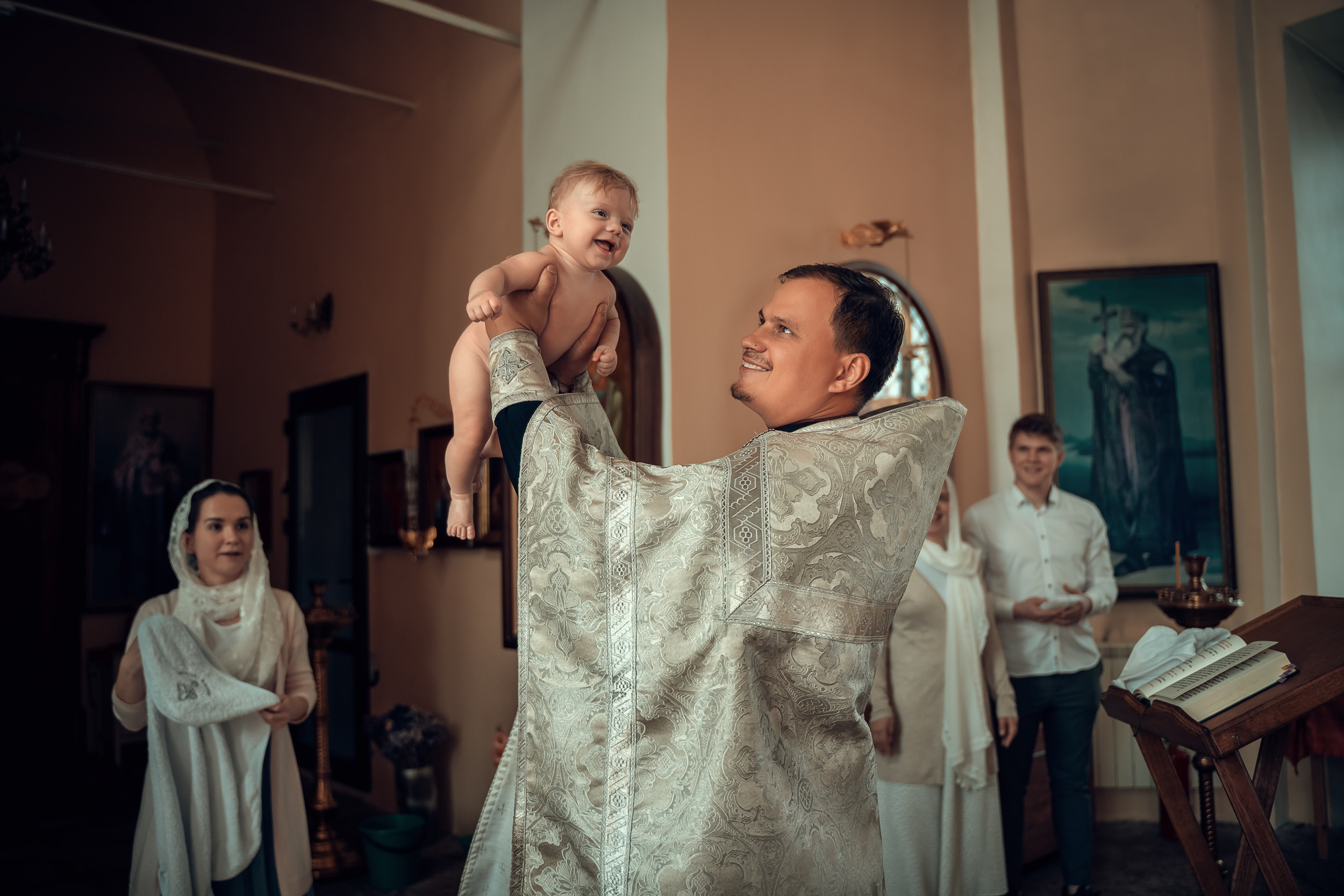 Крещение в Воскресенском соборе г. Венев. Церковный фотограф Севастополь