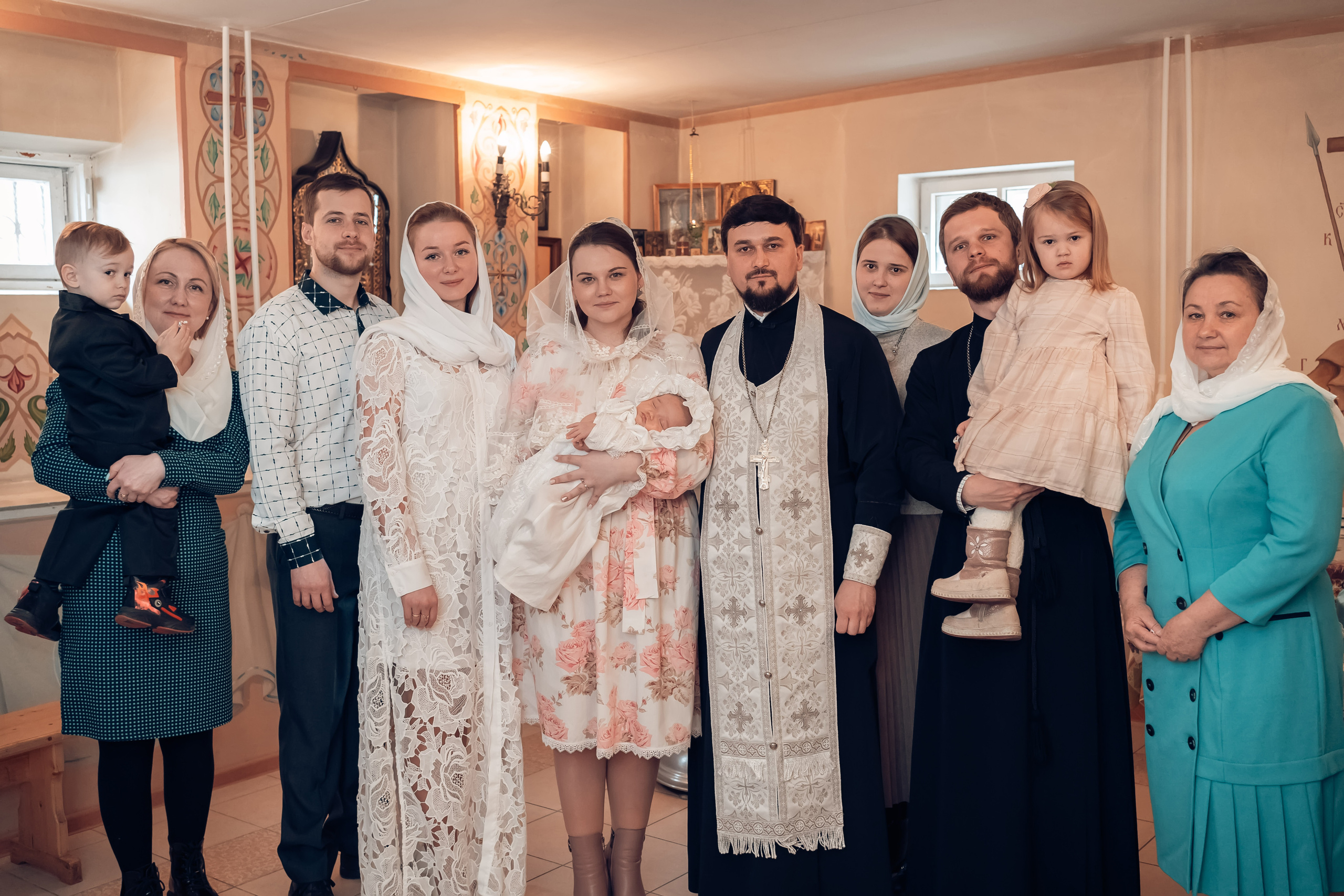 Крещение в Покровском (Феодосиевском) храме г. Тула. Церковный фотограф Севастополь