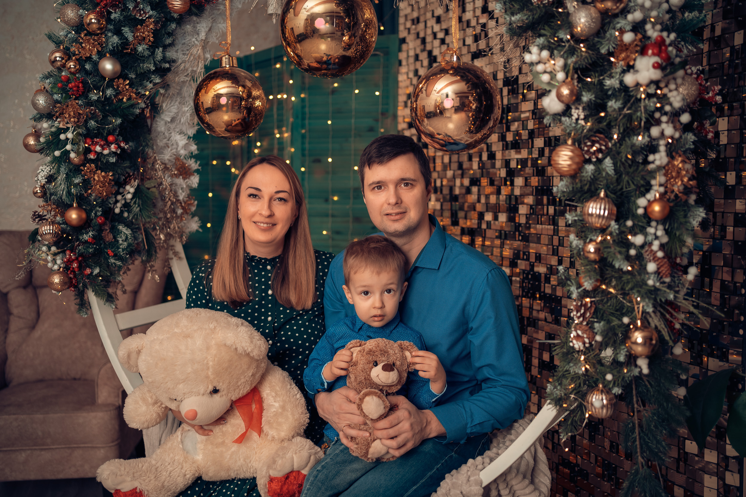 Новогодняя съемка в студии «Браво» г. Новомосковск. Церковный фотограф Севастополь