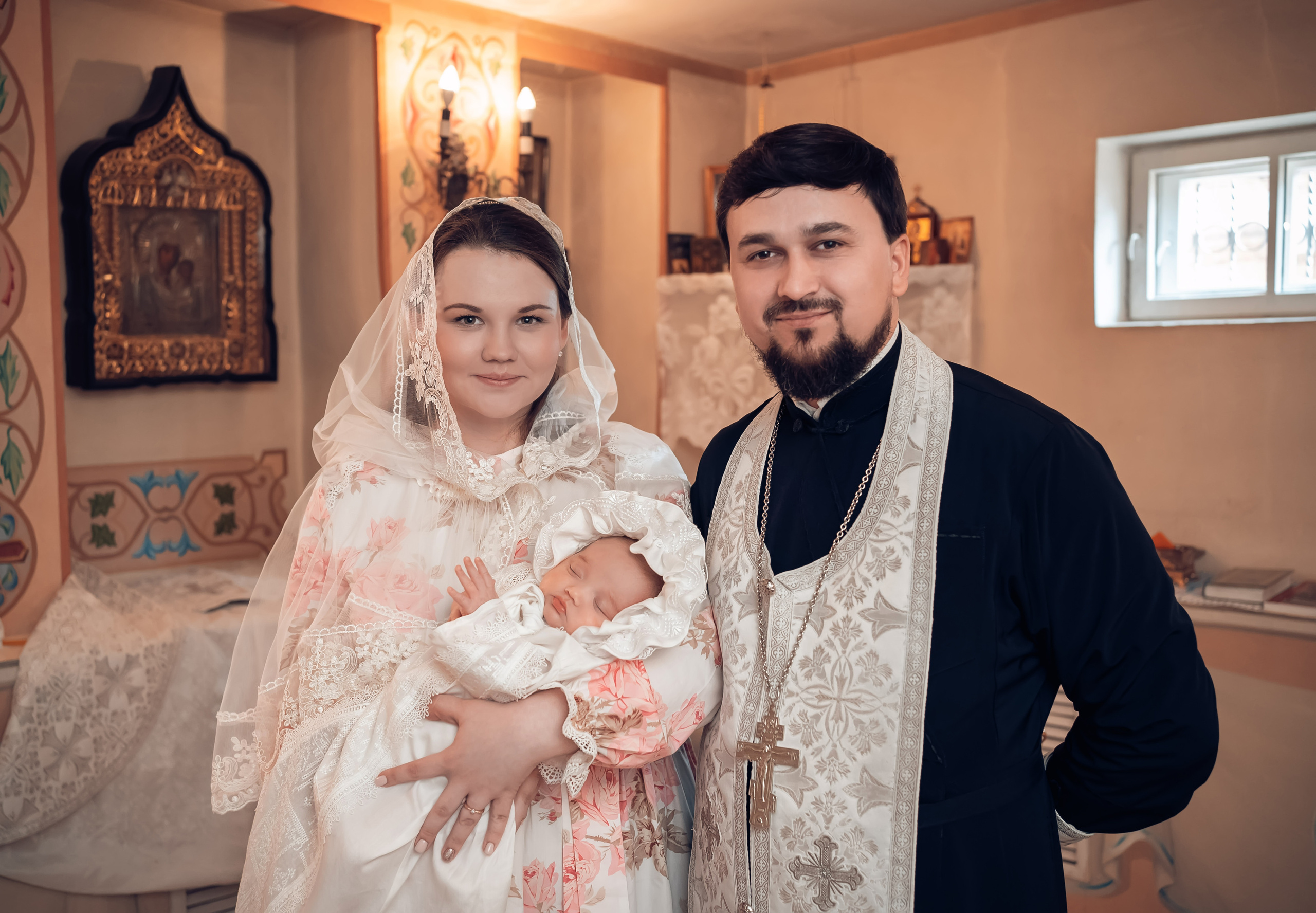 Крещение в Покровском (Феодосиевском) храме г. Тула. Церковный фотограф Севастополь