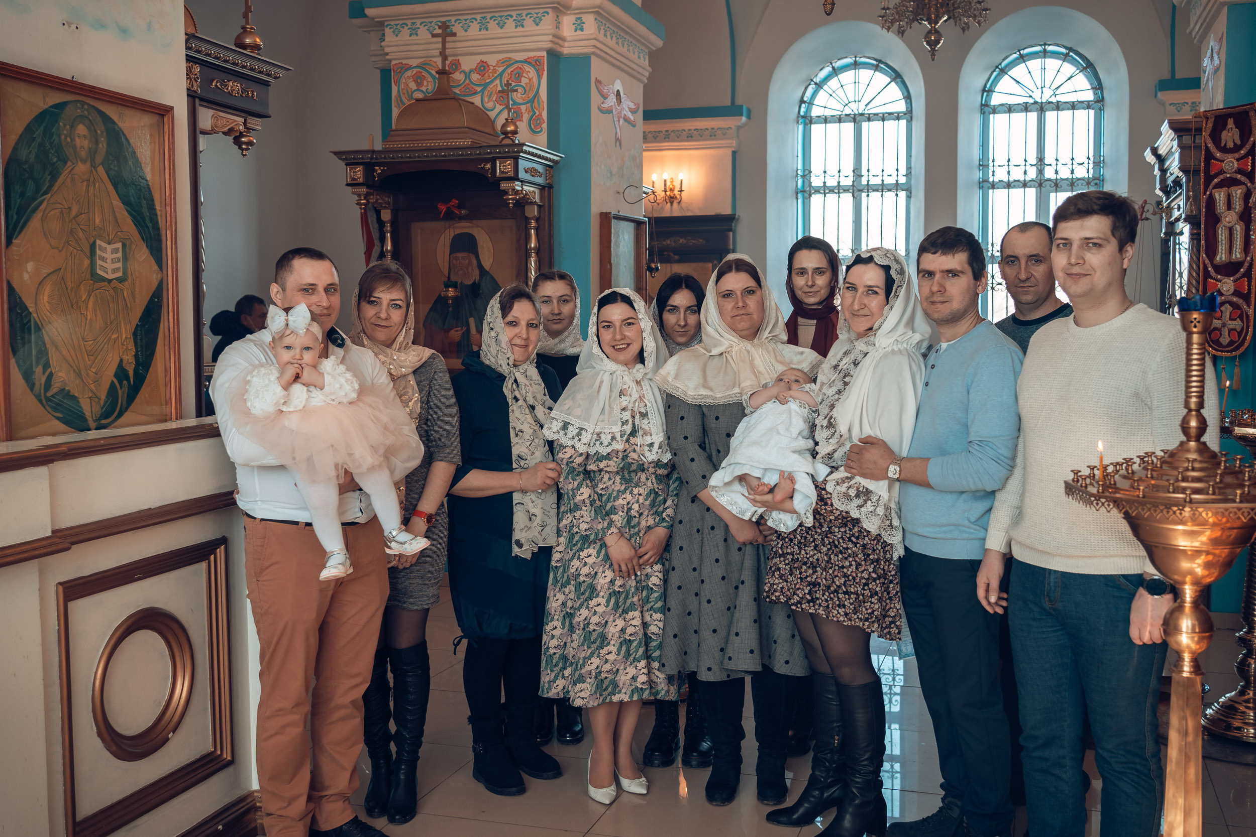 Крещение в Свято-Казанском храме с. Гремячее. Церковный фотограф Севастополь