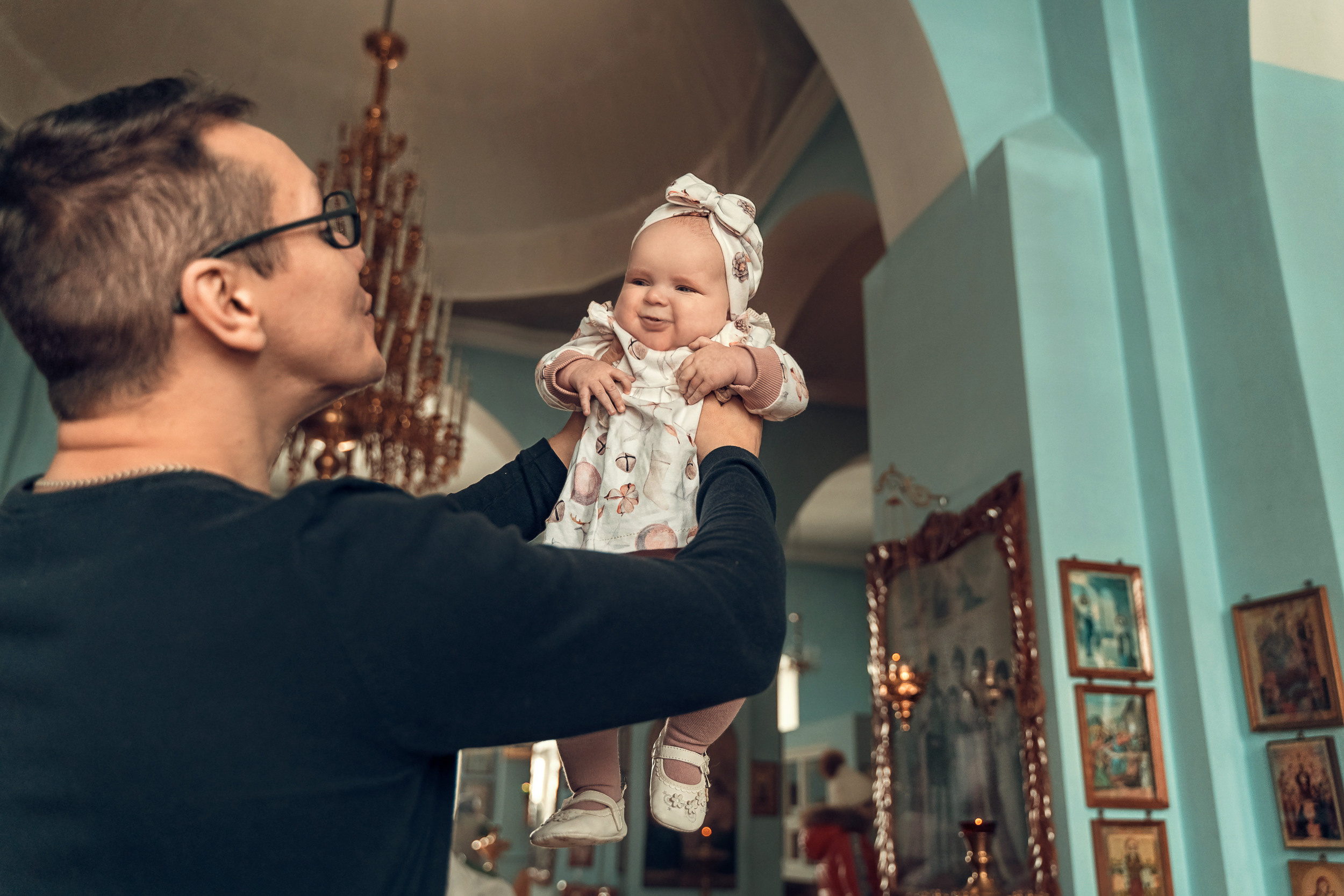 Крещение в Ильинском храме с. Ильинка. Церковный фотограф Севастополь