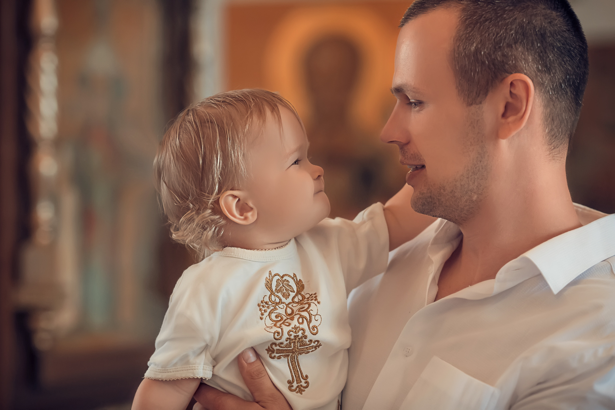 Крещение в Казанском храме с. Гремячее. Церковный фотограф Севастополь