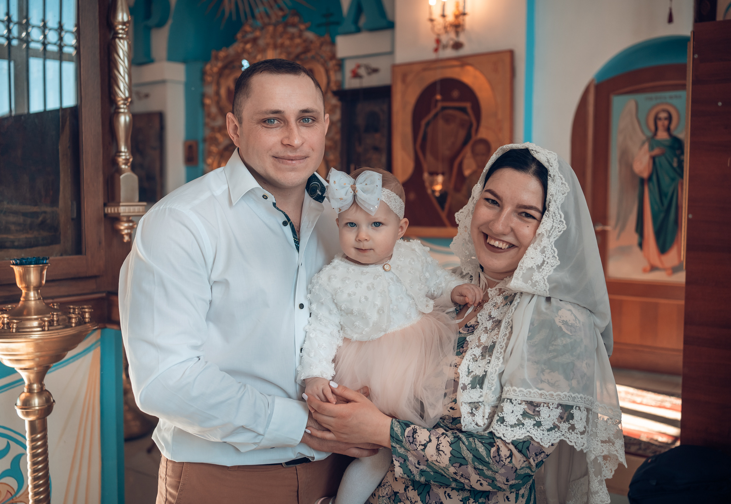 Крещение в Свято-Казанском храме с. Гремячее. Церковный фотограф Севастополь