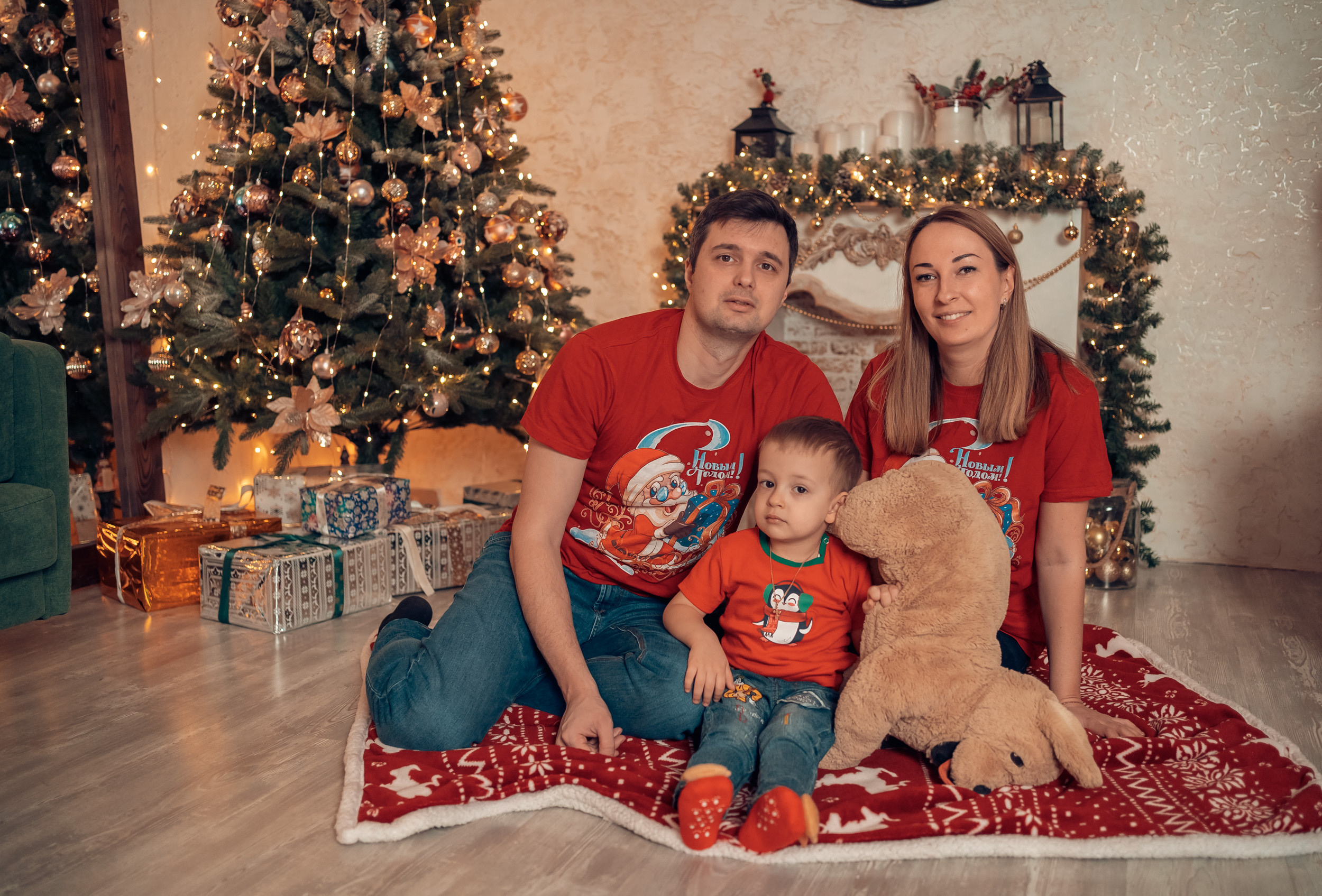 Новогодняя съемка в студии «Браво» г. Новомосковск. Церковный фотограф Севастополь