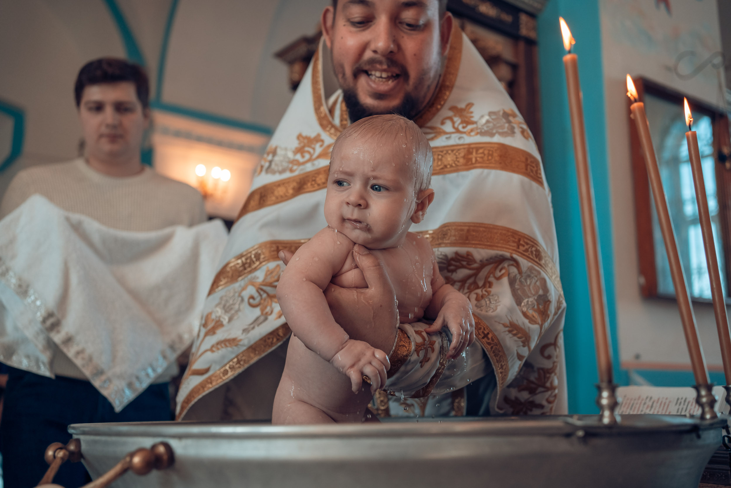 Крещение в Свято-Казанском храме с. Гремячее. Церковный фотограф Севастополь
