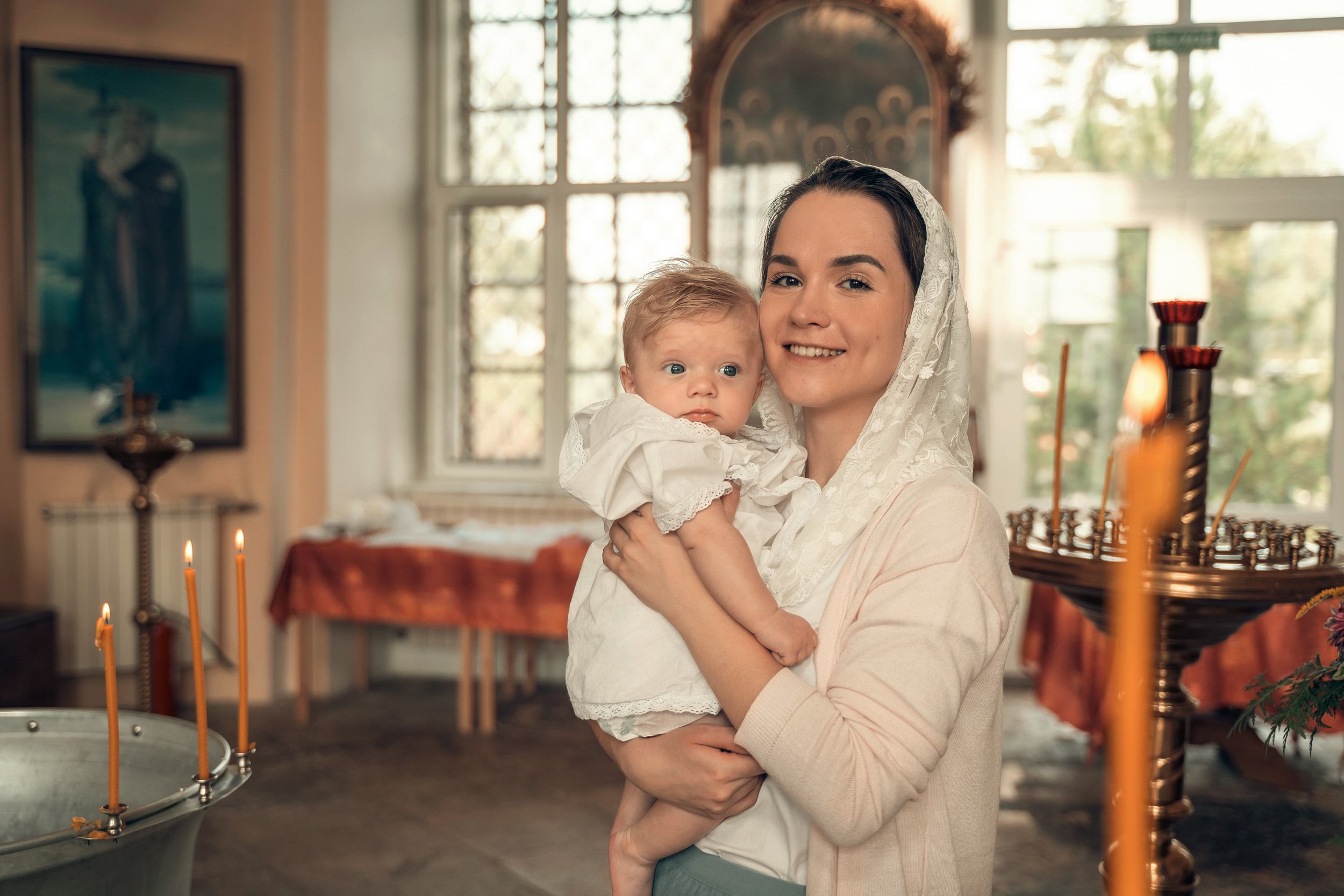 Крещение в Воскресенском соборе г. Венев. Церковный фотограф Севастополь