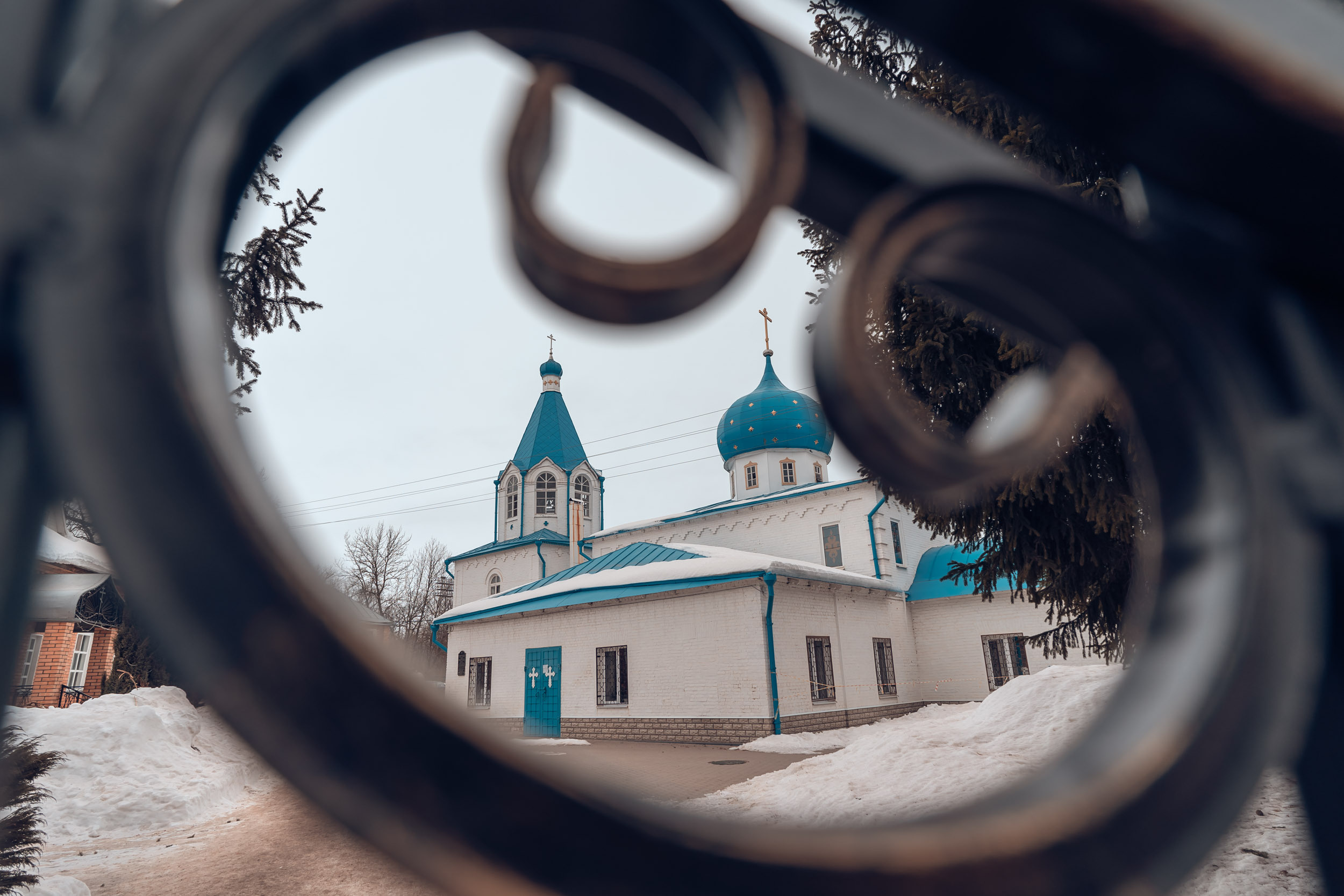 Крещение в церкви Всех Скорбящих радости г. Щекино. Церковный фотограф Севастополь