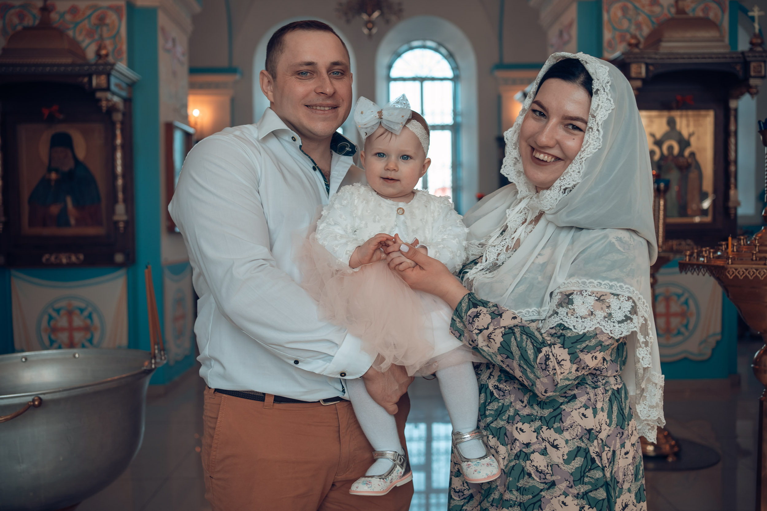 Крещение в Свято-Казанском храме с. Гремячее. Церковный фотограф Севастополь