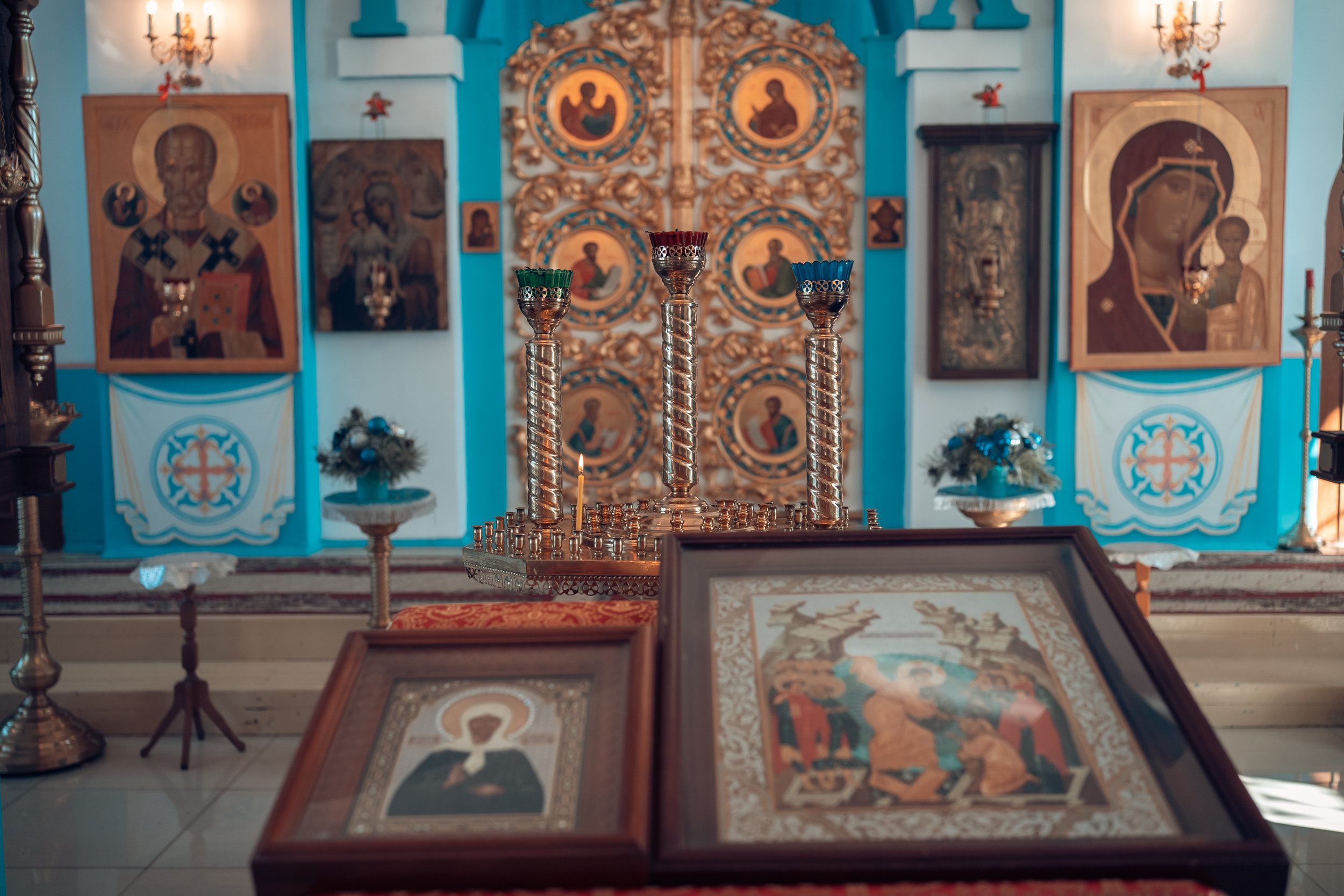 Крещение в Свято-Казанском храме с. Гремячее. Церковный фотограф Севастополь