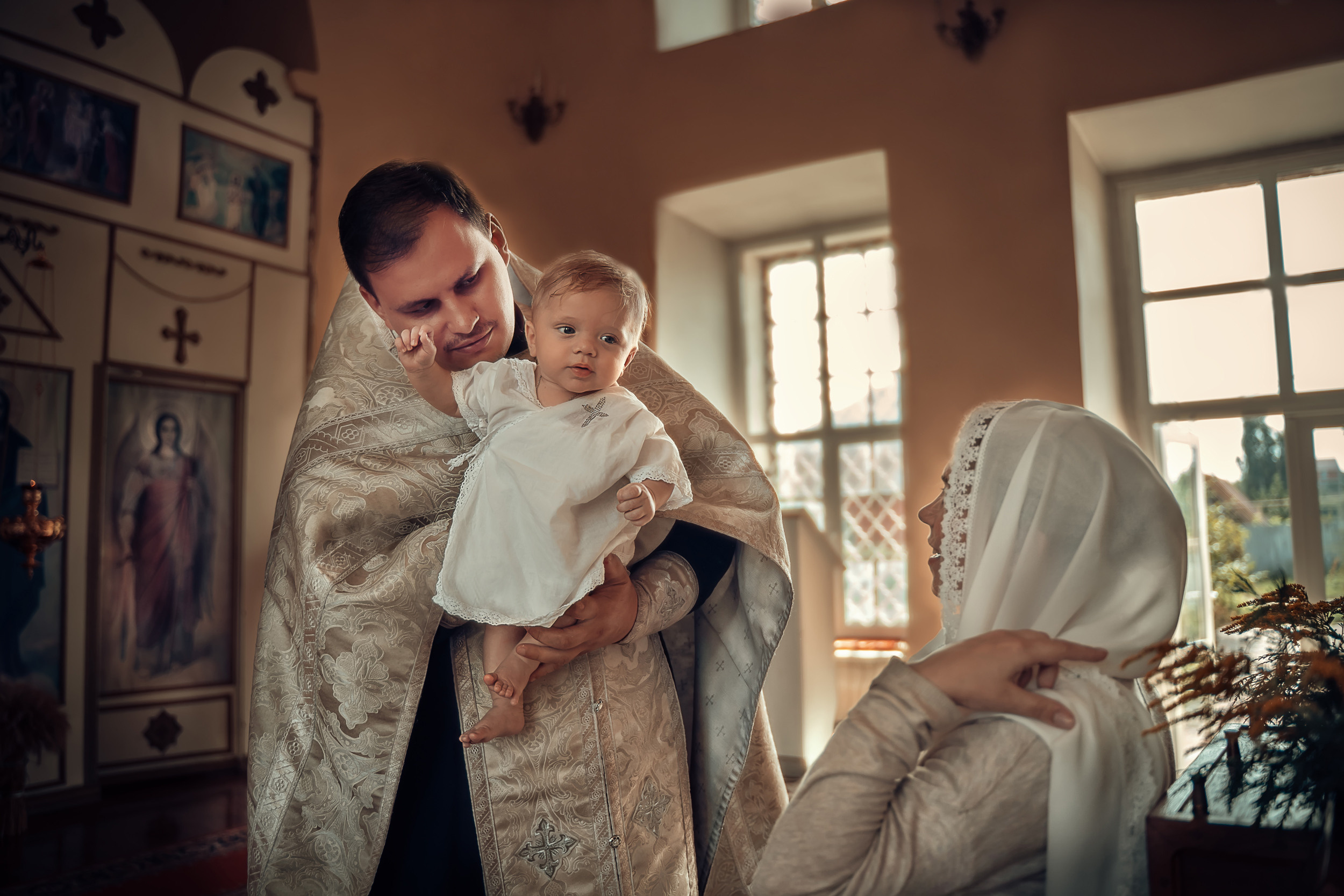 Крещение в Воскресенском соборе г. Венев. Церковный фотограф Севастополь