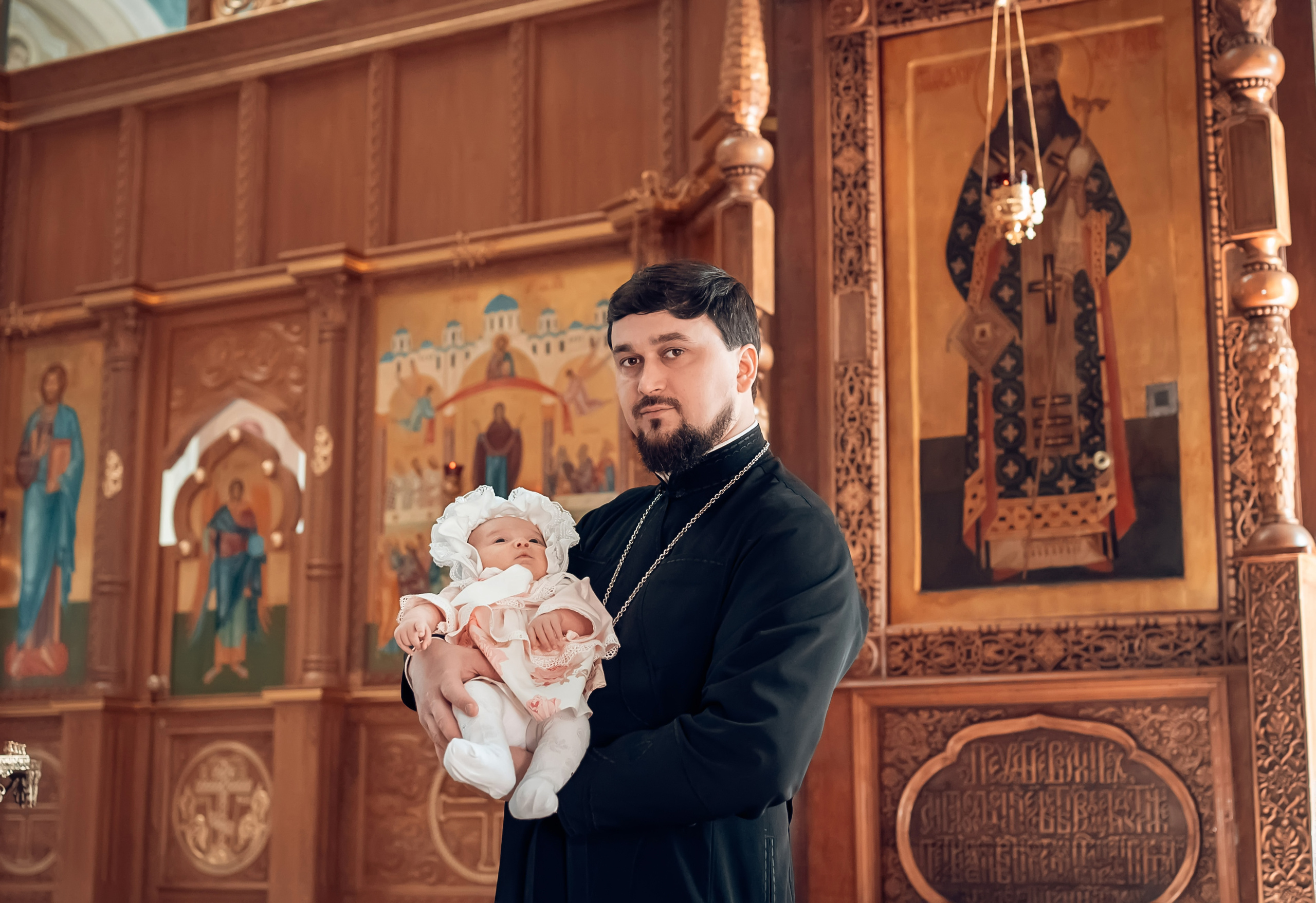 Крещение в Покровском (Феодосиевском) храме г. Тула. Церковный фотограф Севастополь
