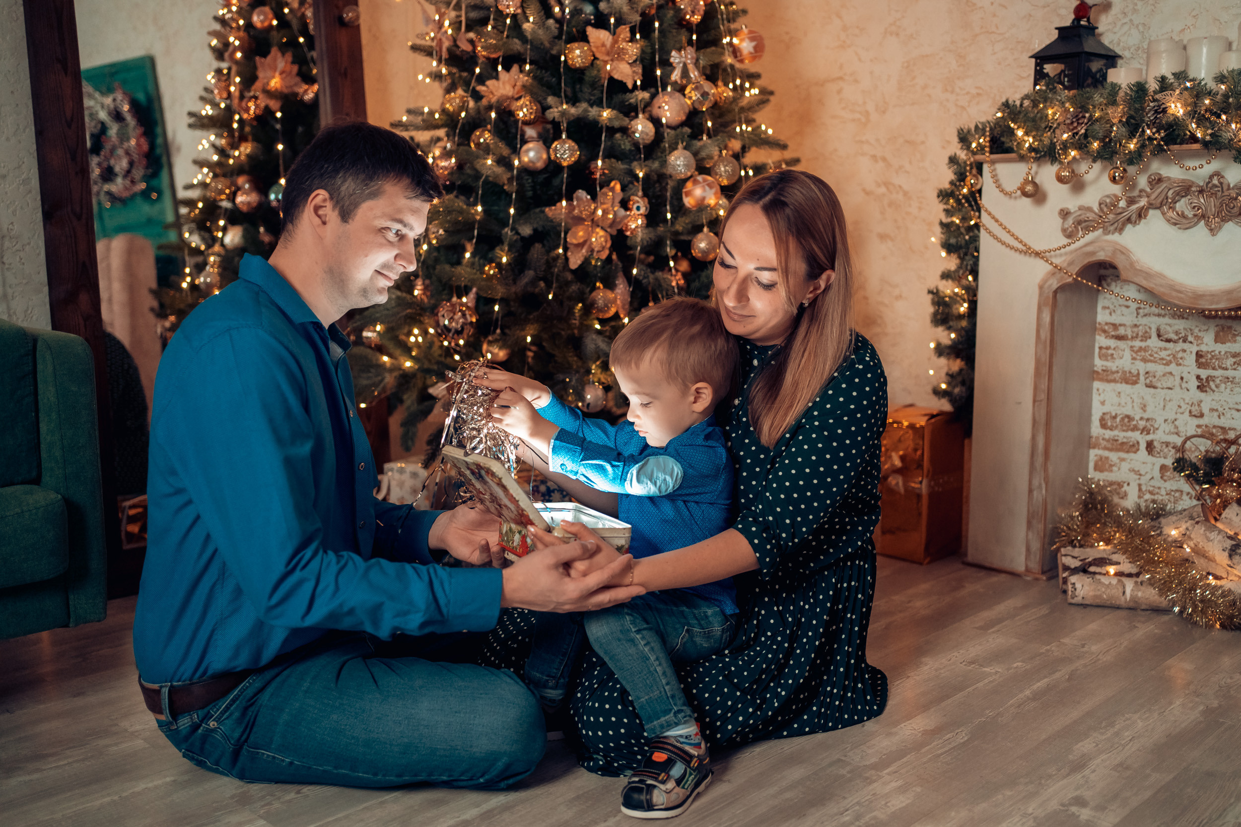 Новогодняя съемка в студии «Браво» г. Новомосковск. Церковный фотограф Севастополь