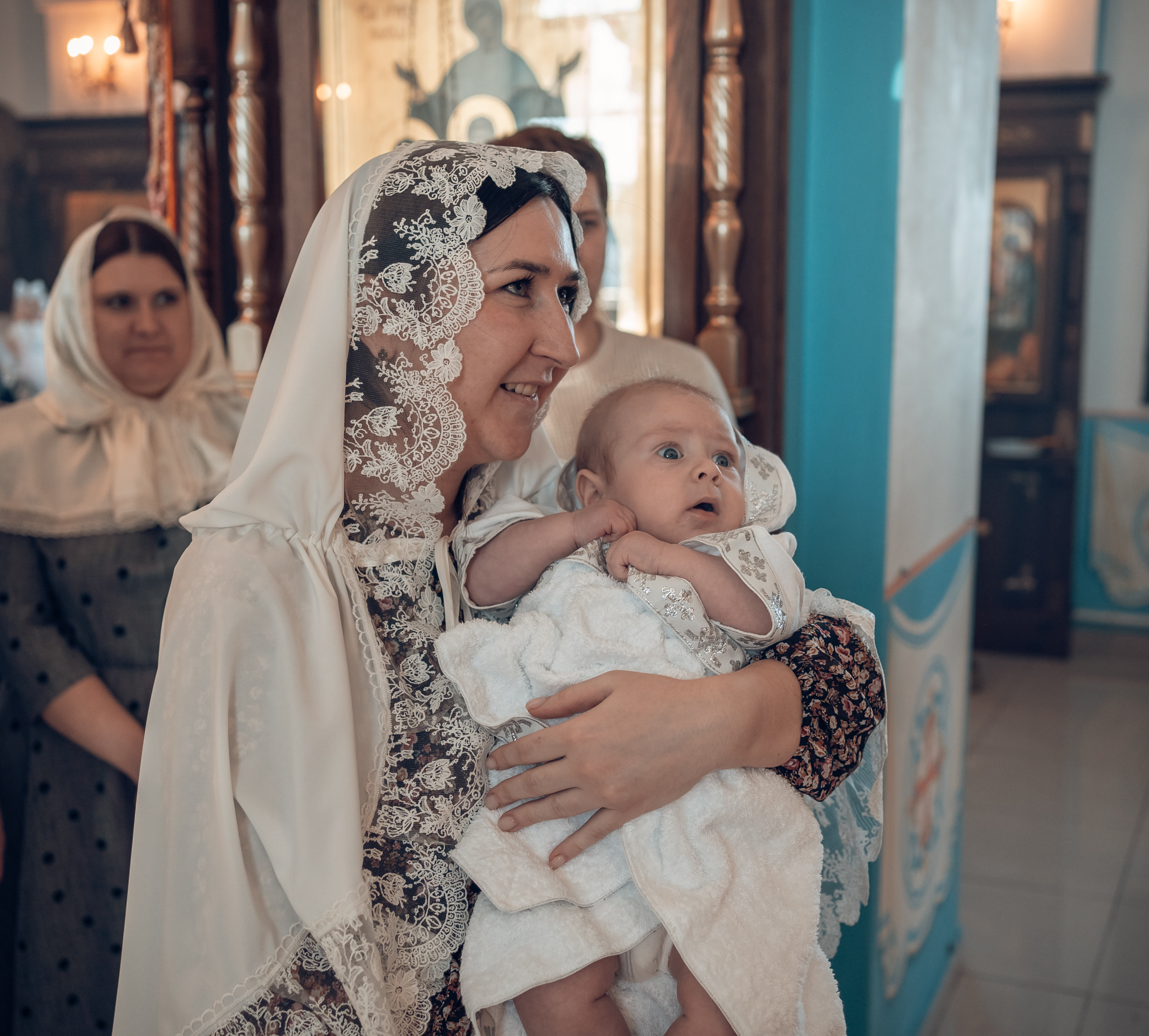 Крещение в Свято-Казанском храме с. Гремячее. Церковный фотограф Севастополь