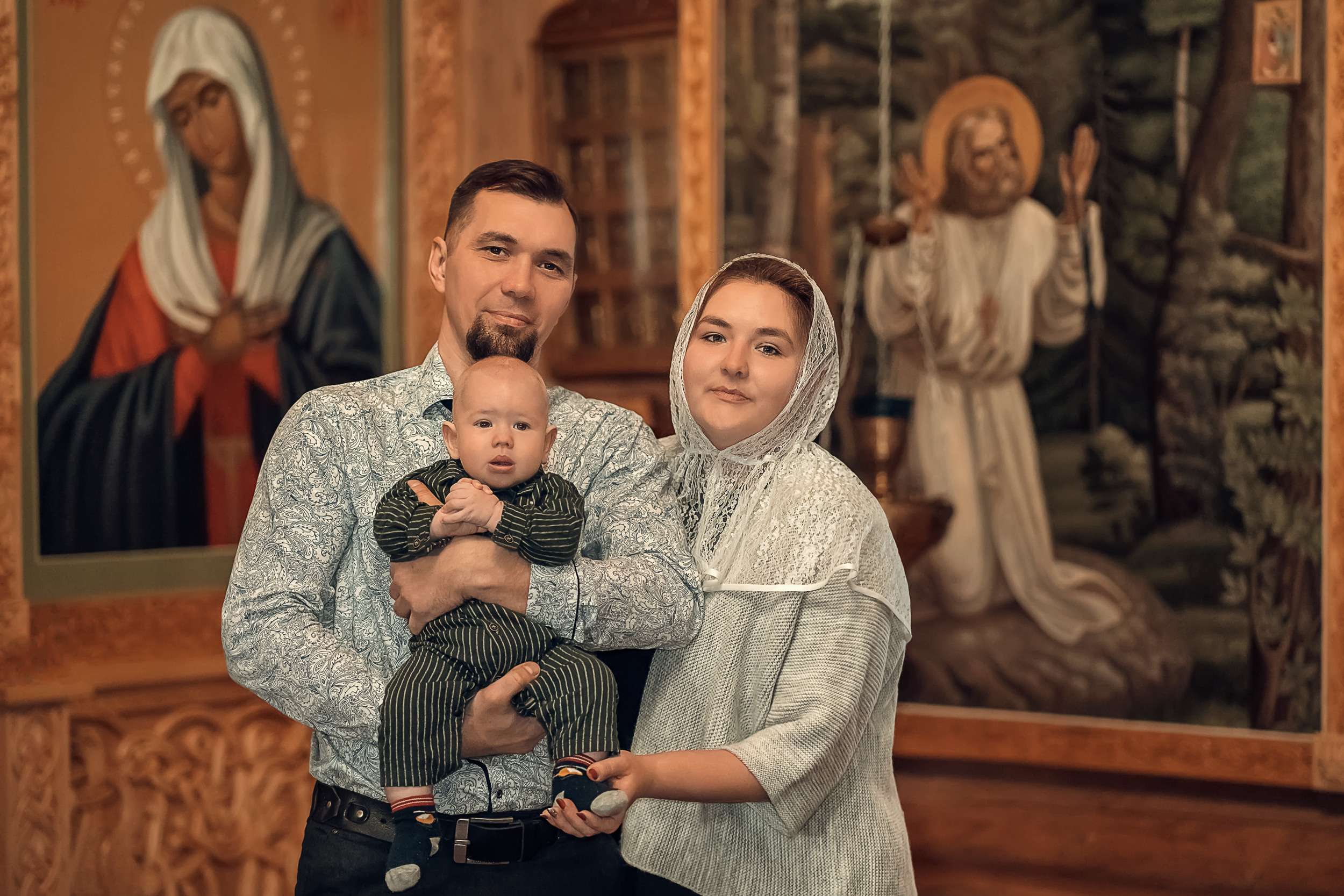 Крещение в храме Серафима Саровского с. Дедилово. Церковный фотограф Севастополь