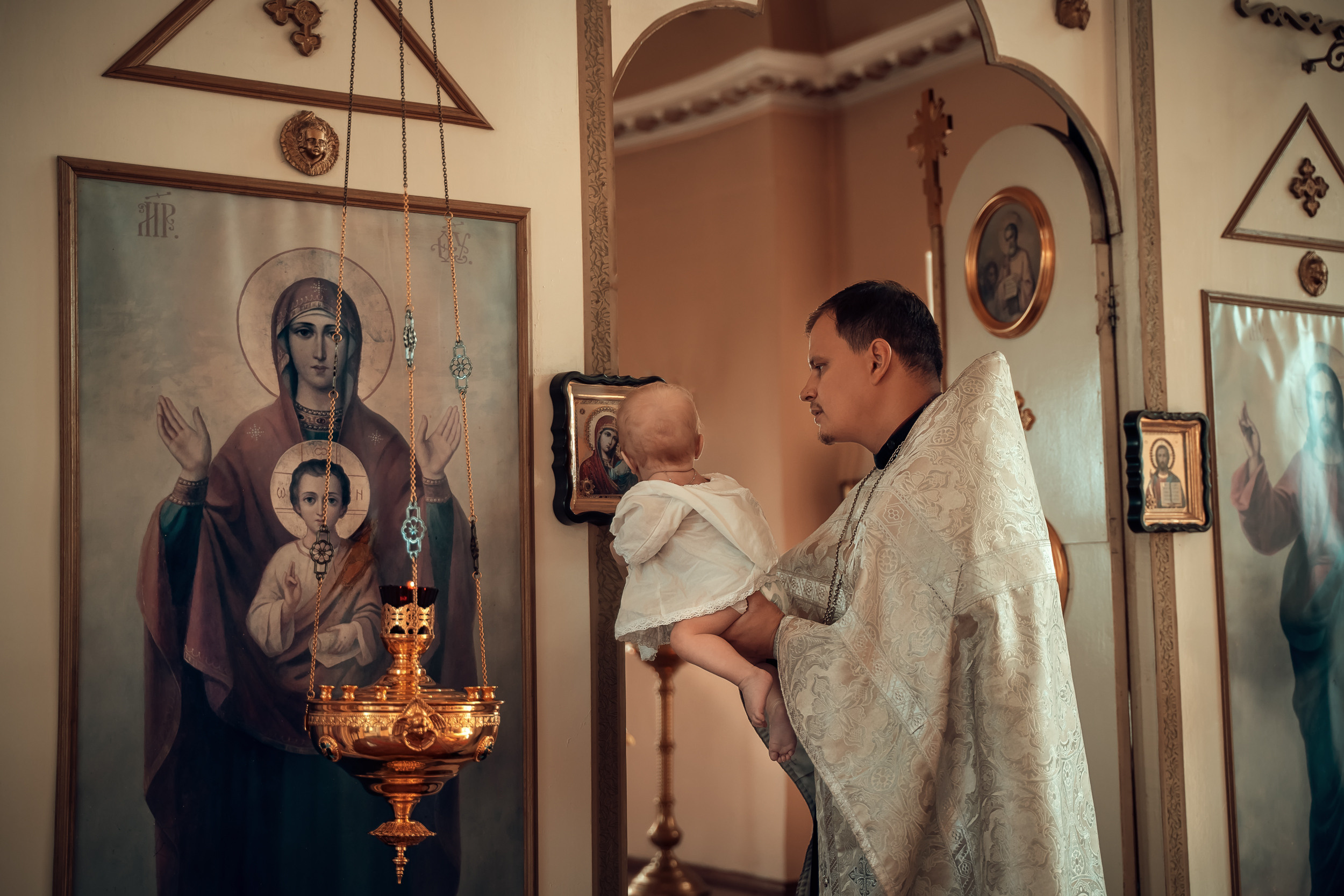Крещение в Воскресенском соборе г. Венев. Церковный фотограф Севастополь