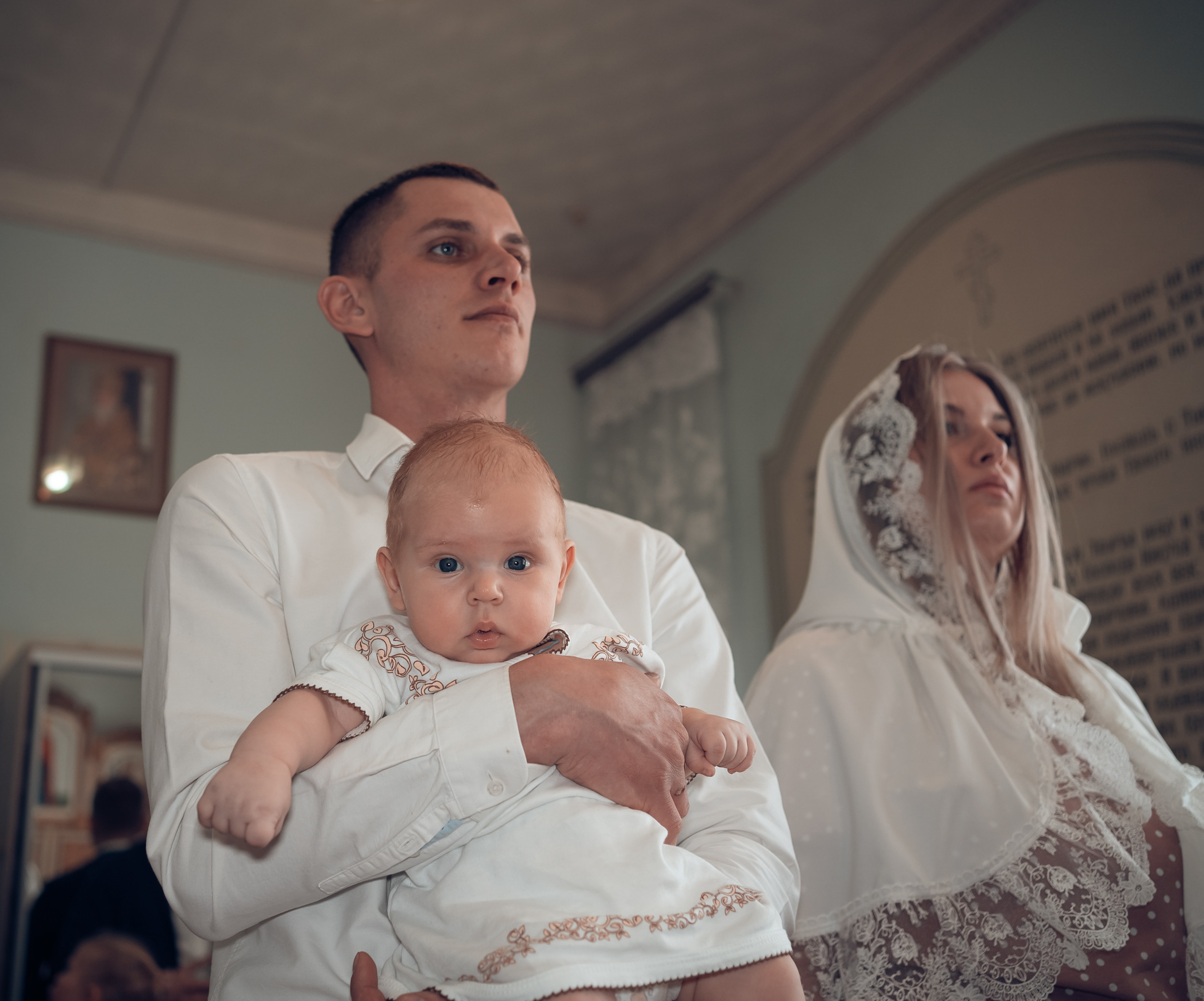 Крещение в церкви Всех Скорбящих радости г. Щекино. Церковный фотограф Севастополь