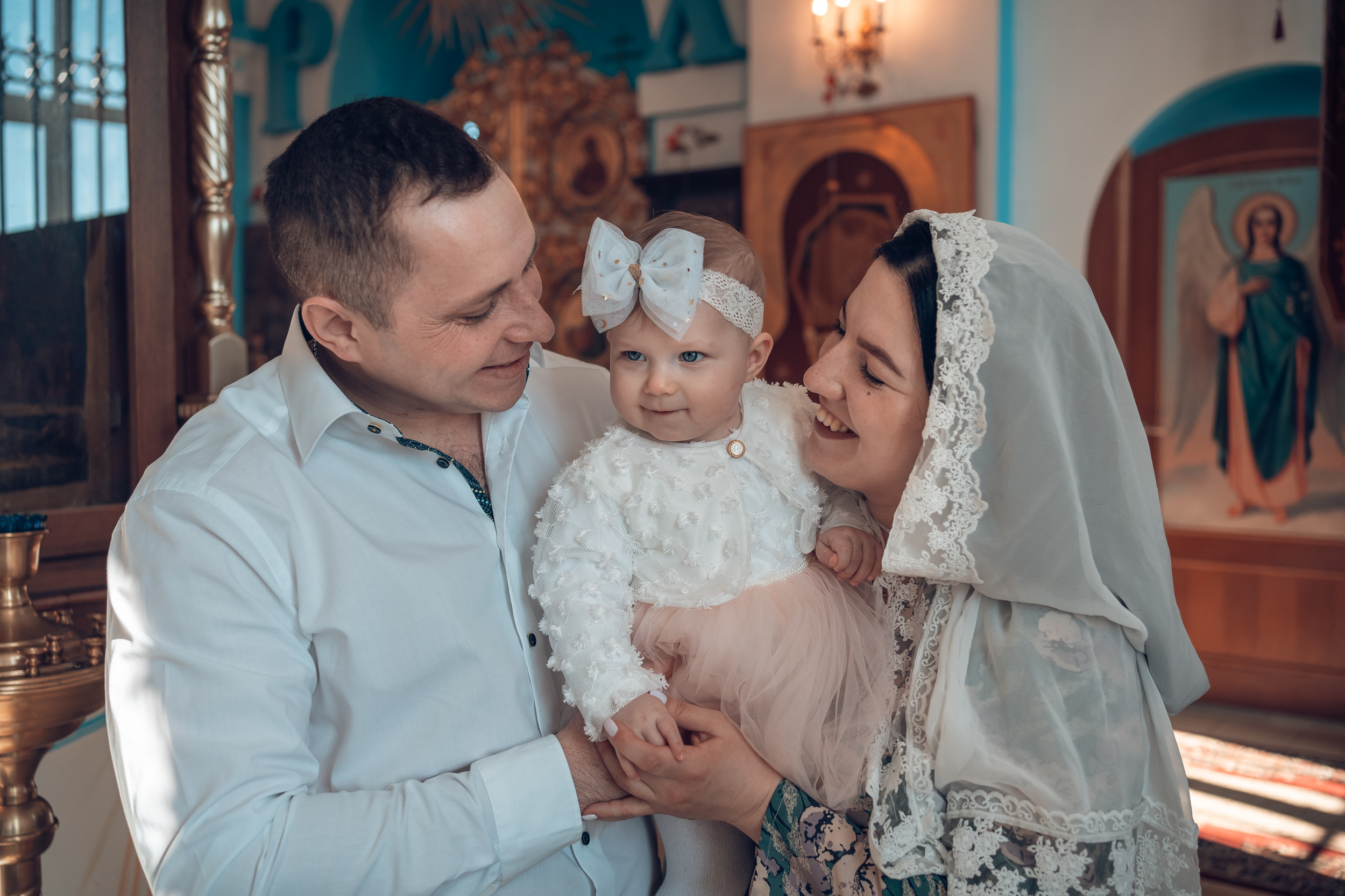 Крещение в Свято-Казанском храме с. Гремячее. Церковный фотограф Севастополь